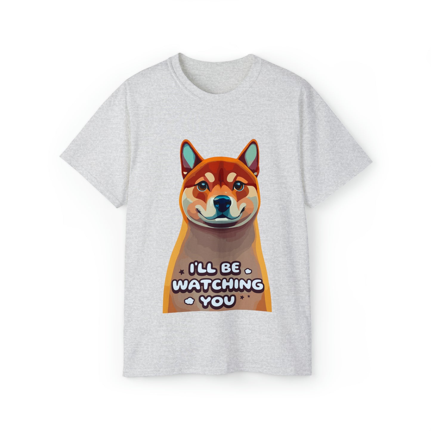 Cute Funny I'll be Watching You Unisex Organic T-Shirt