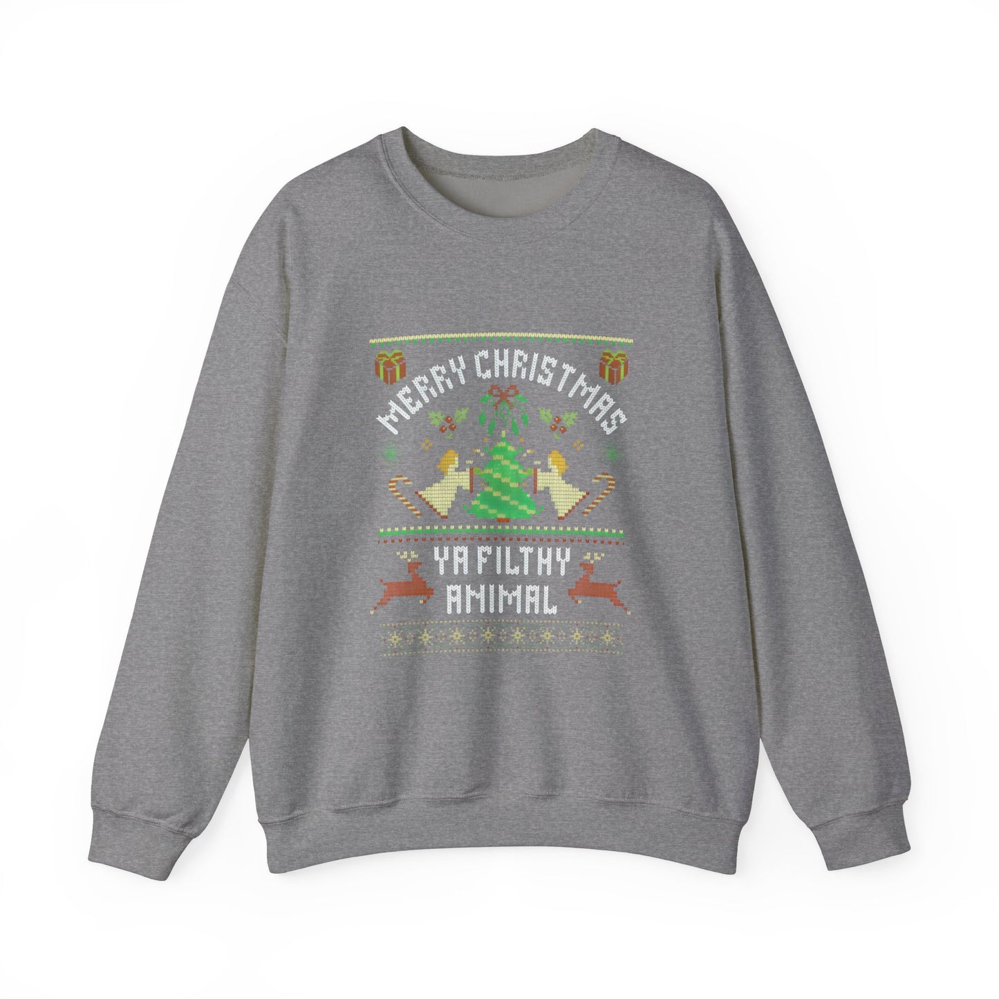 Merry Christmas Ya Filthy Animal Sweatshirt