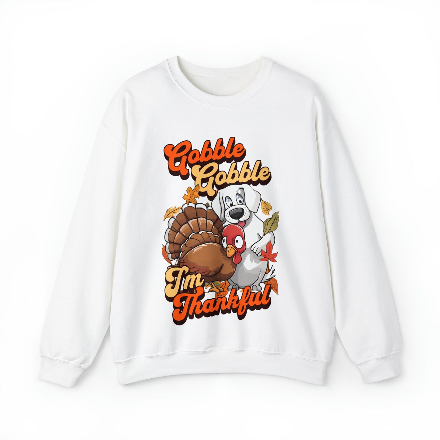 Gobble Gobble I'm Thankful Unisex Crewneck Sweatshirt