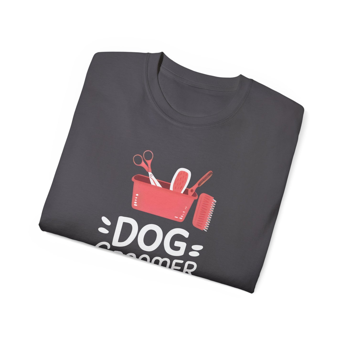 Cute Dog Groomer Unisex Organic T-Shirt