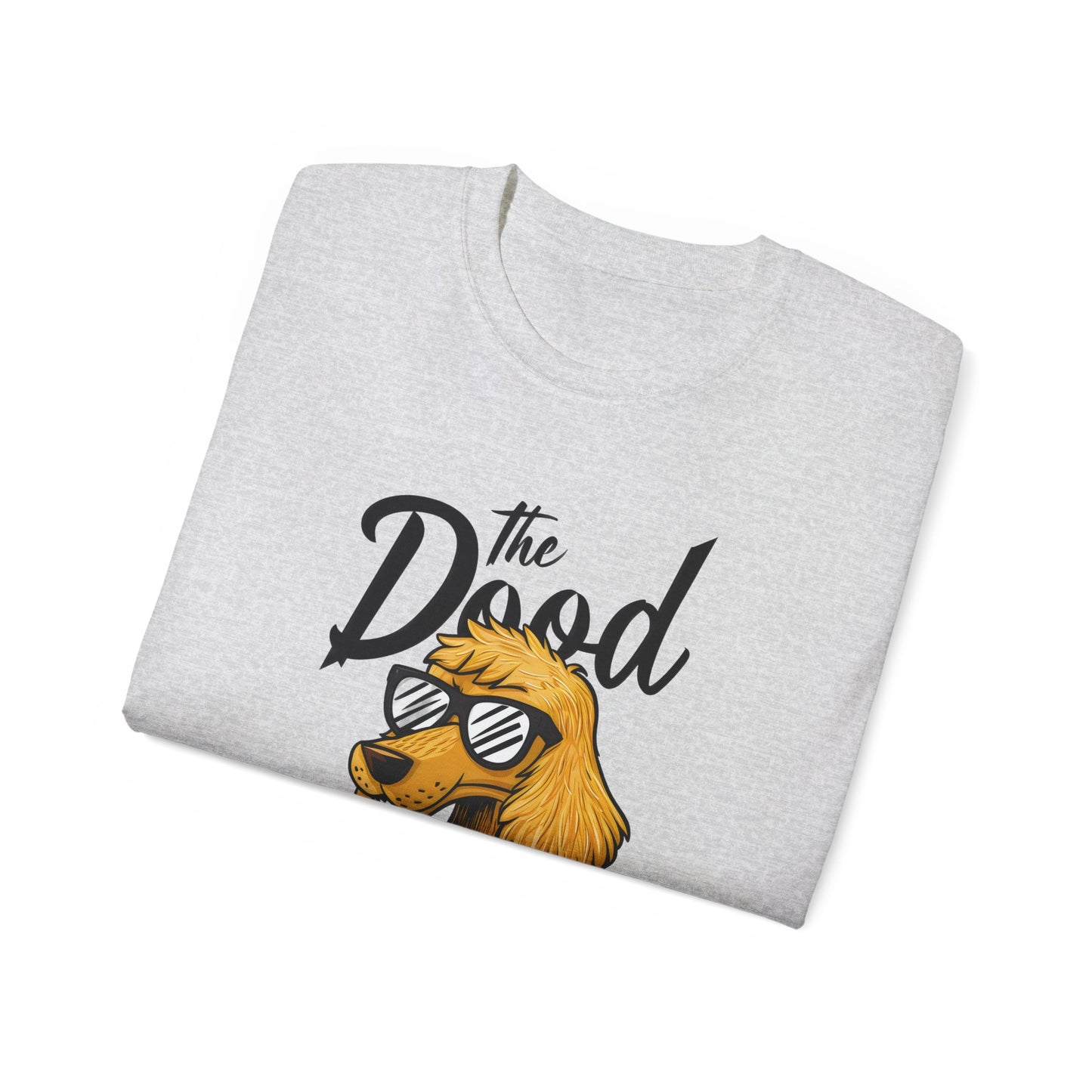 Cute Funny Dog Cartoon The Dood Unisex Organic T-Shirt