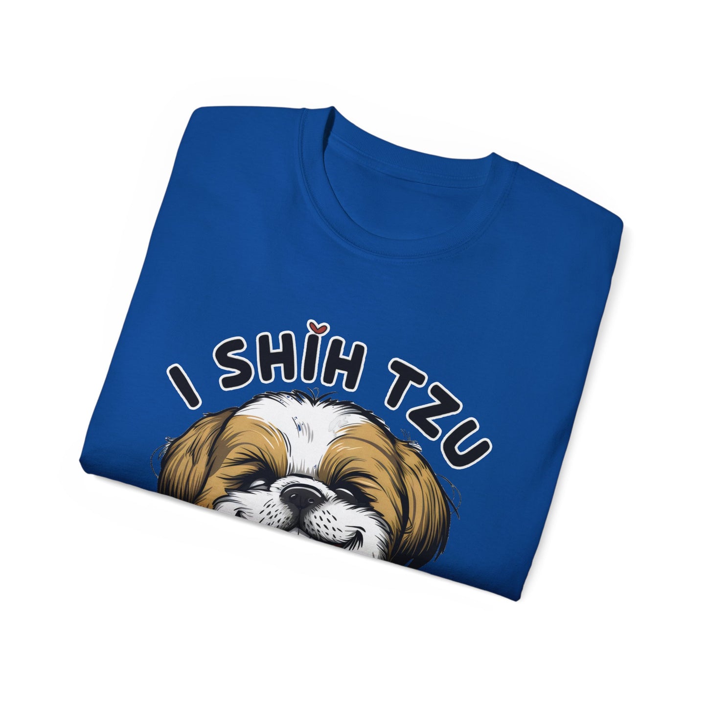 Cute Funny I Shih Tzu Not Dog Meme Organic T-Shirt