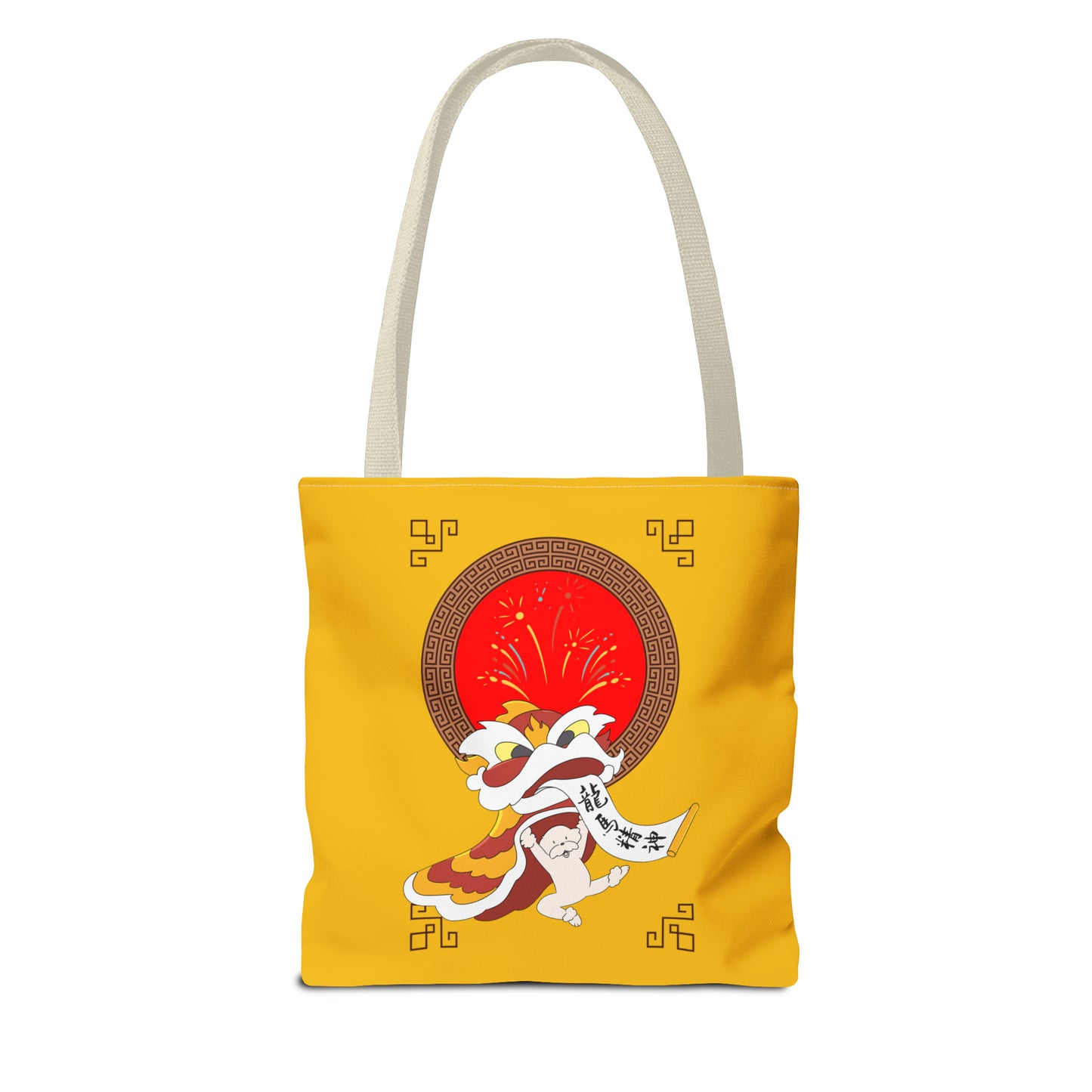 Cheeky Bichon Cute Funny Chinese New Year Tote Bag