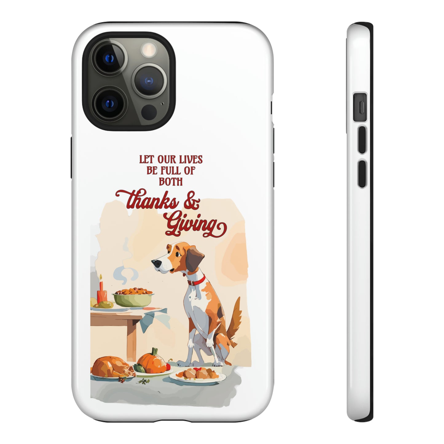 Cute Dog Lover Thanksgiving Tough Cases