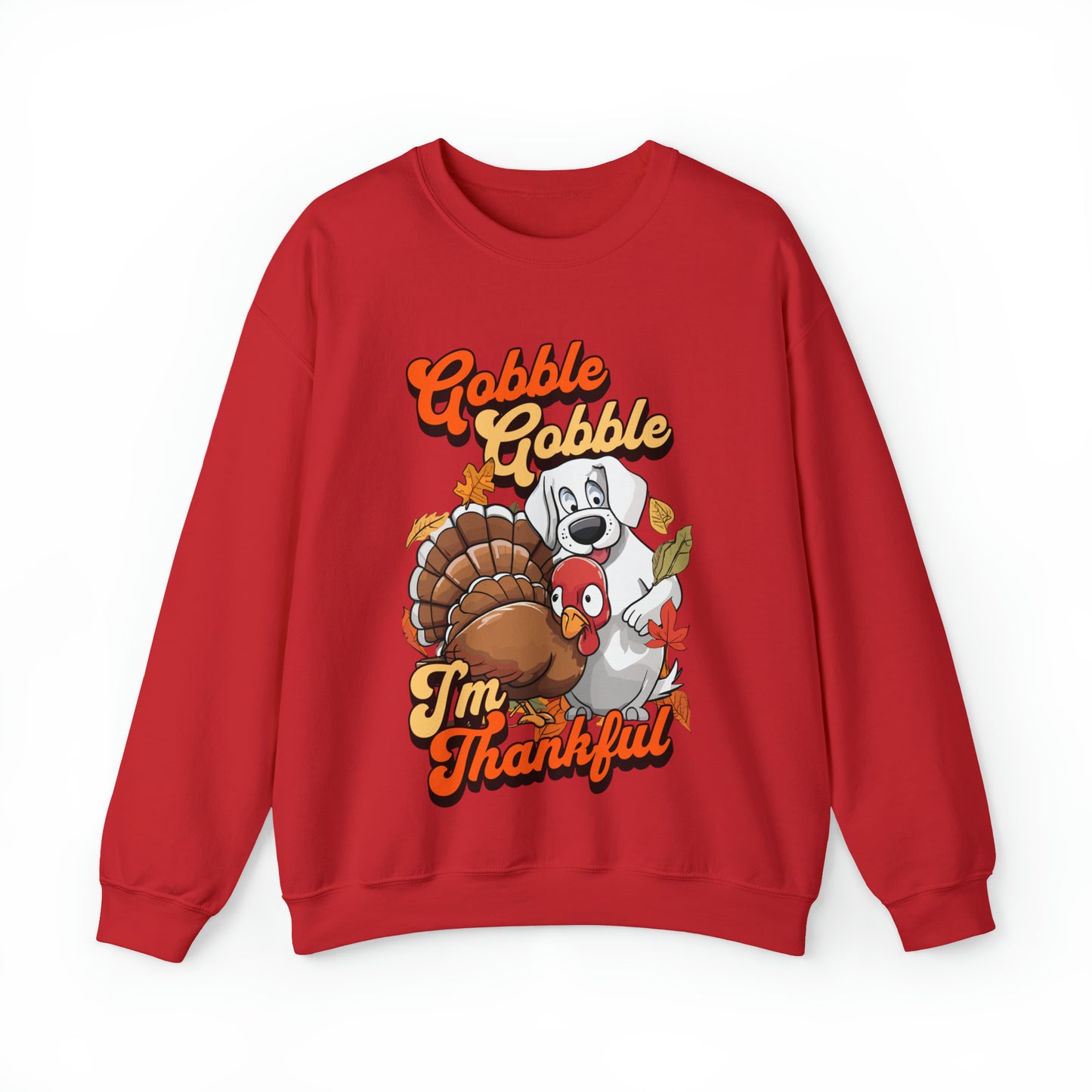 Gobble Gobble I'm Thankful Unisex Crewneck Sweatshirt