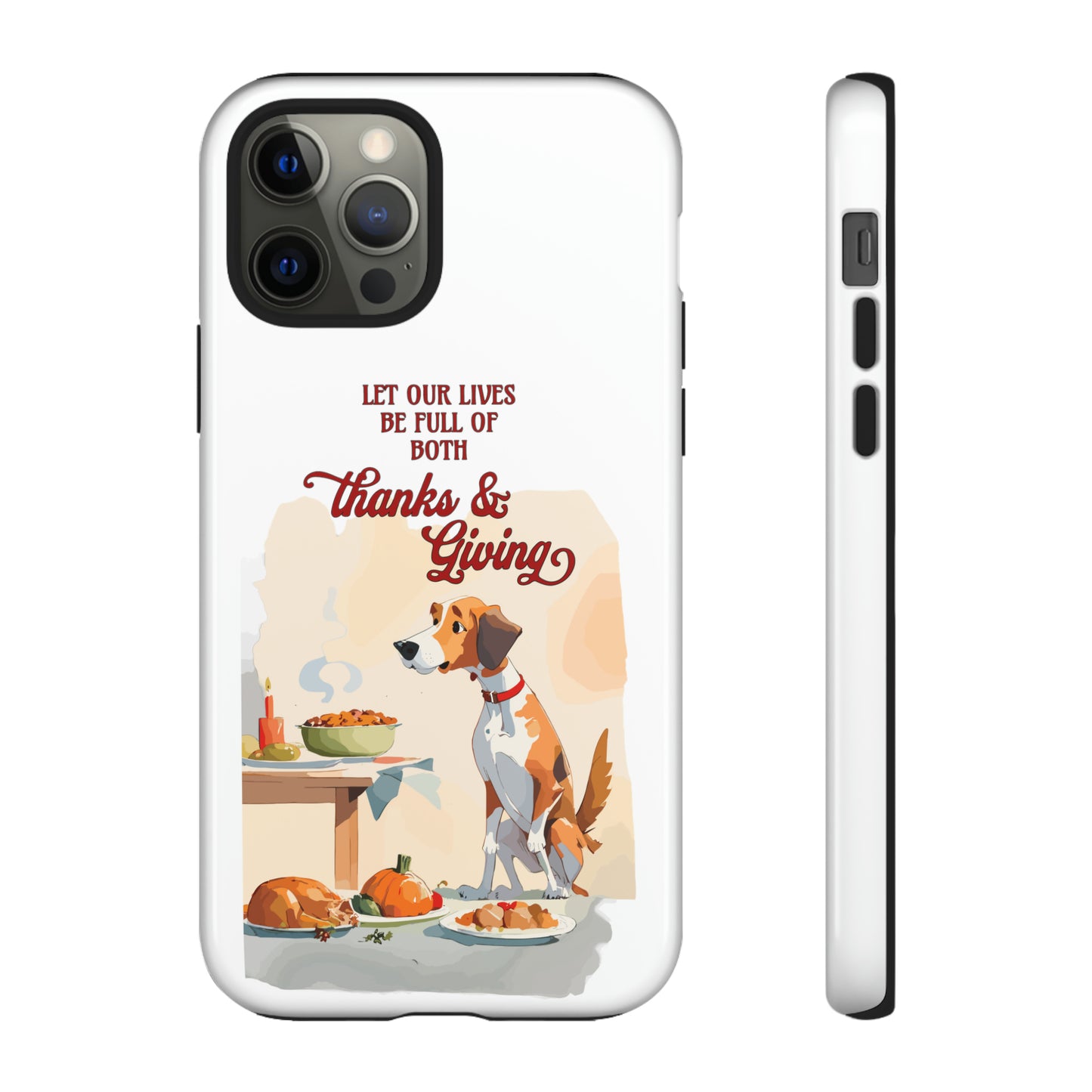 Cute Dog Lover Thanksgiving Tough Cases