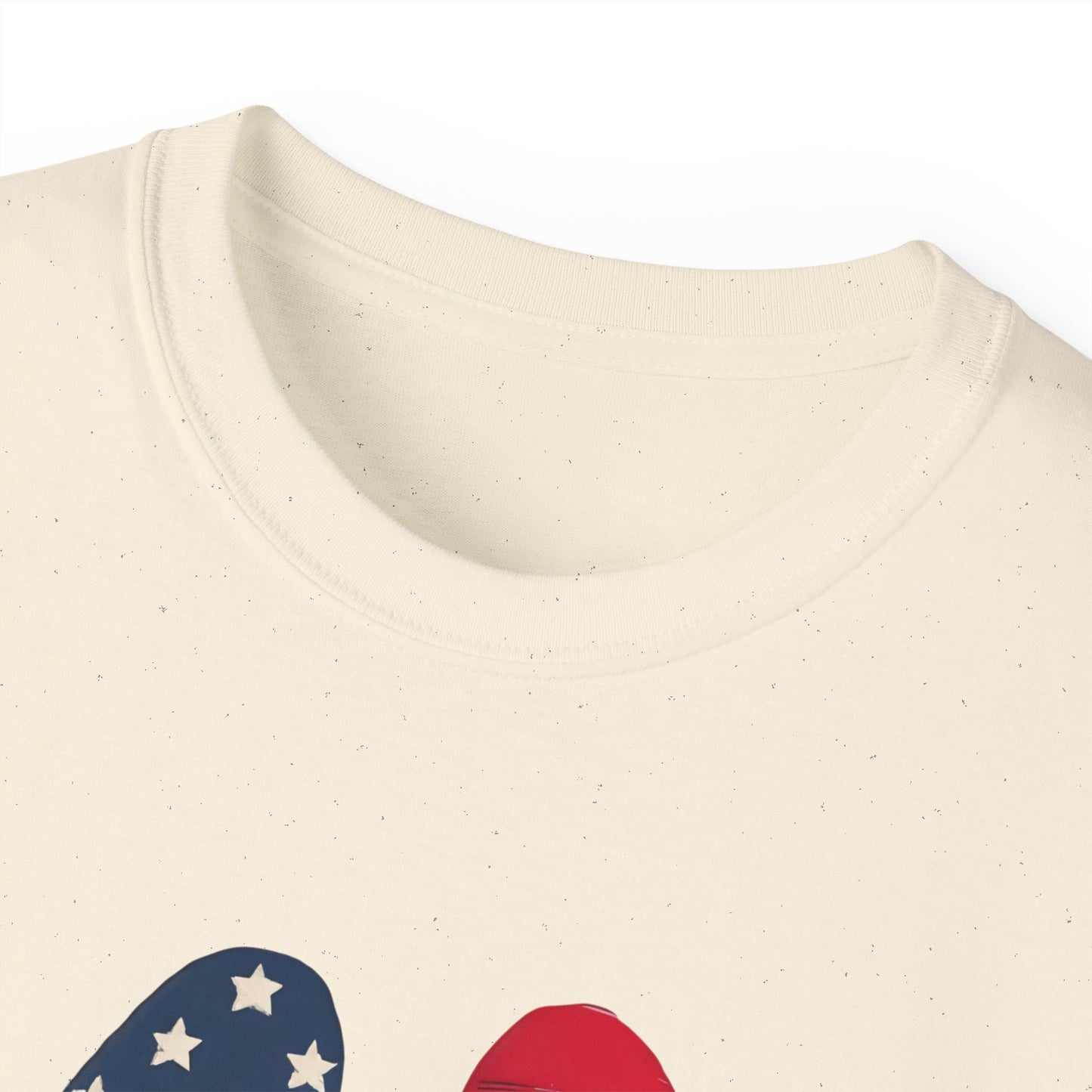 Paw Print Fourth of July Organic T-Shirt