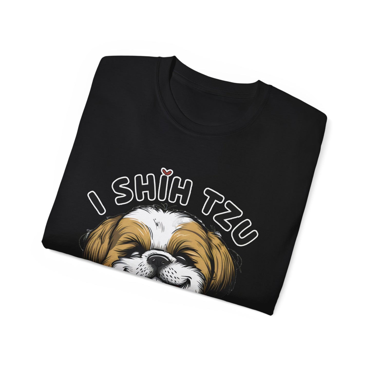 Cute Funny I Shih Tzu Not Dog Meme Organic T-Shirt