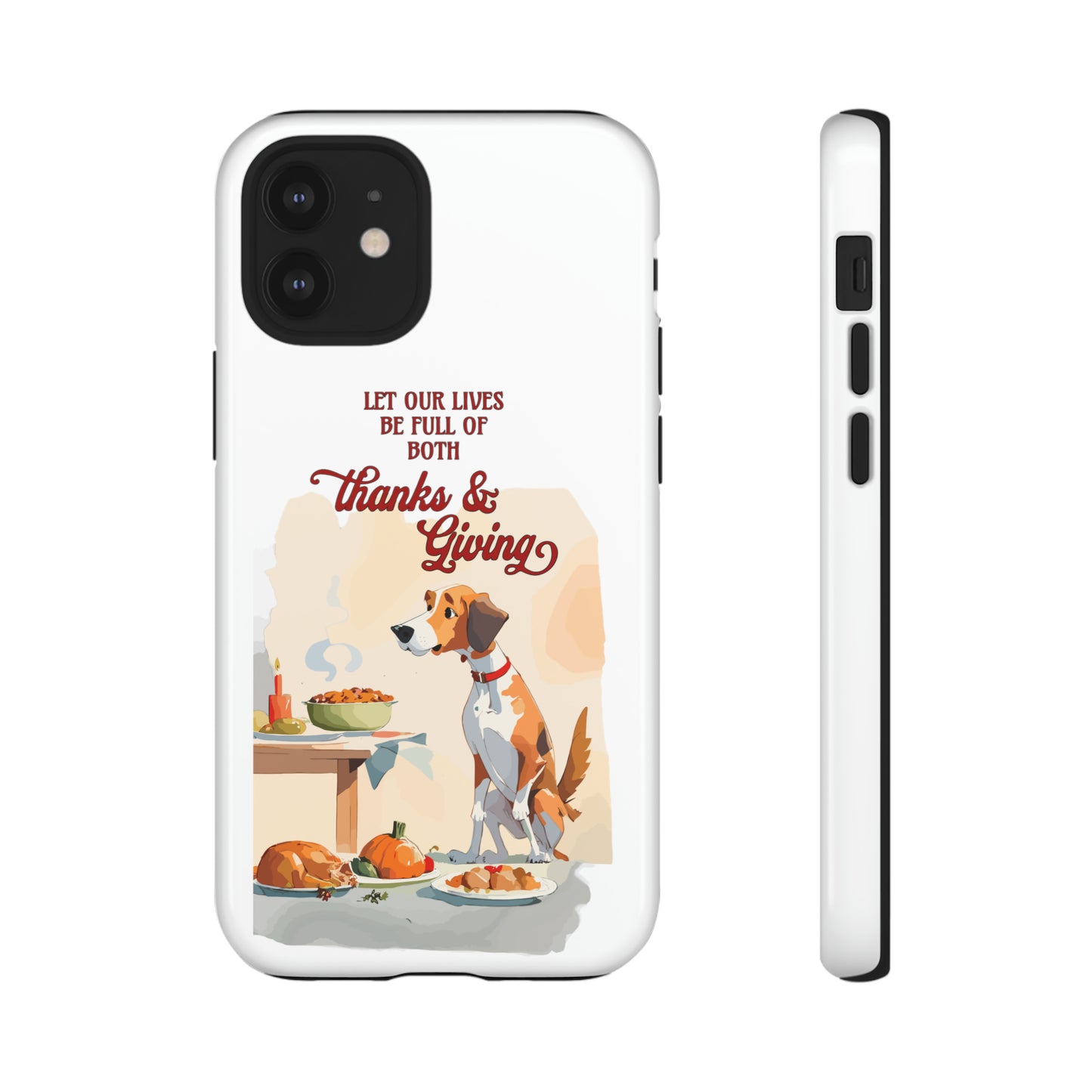 Cute Dog Lover Thanksgiving Tough Cases