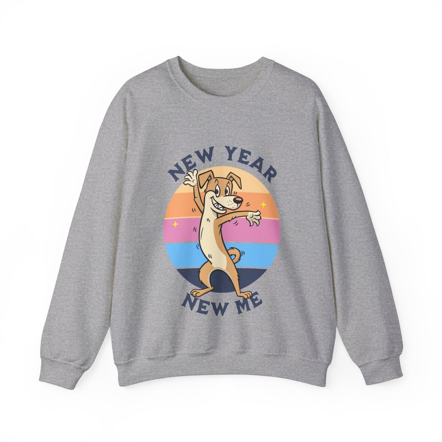 Cute Funny New Year New Me Unisex Crewneck Sweatshirt