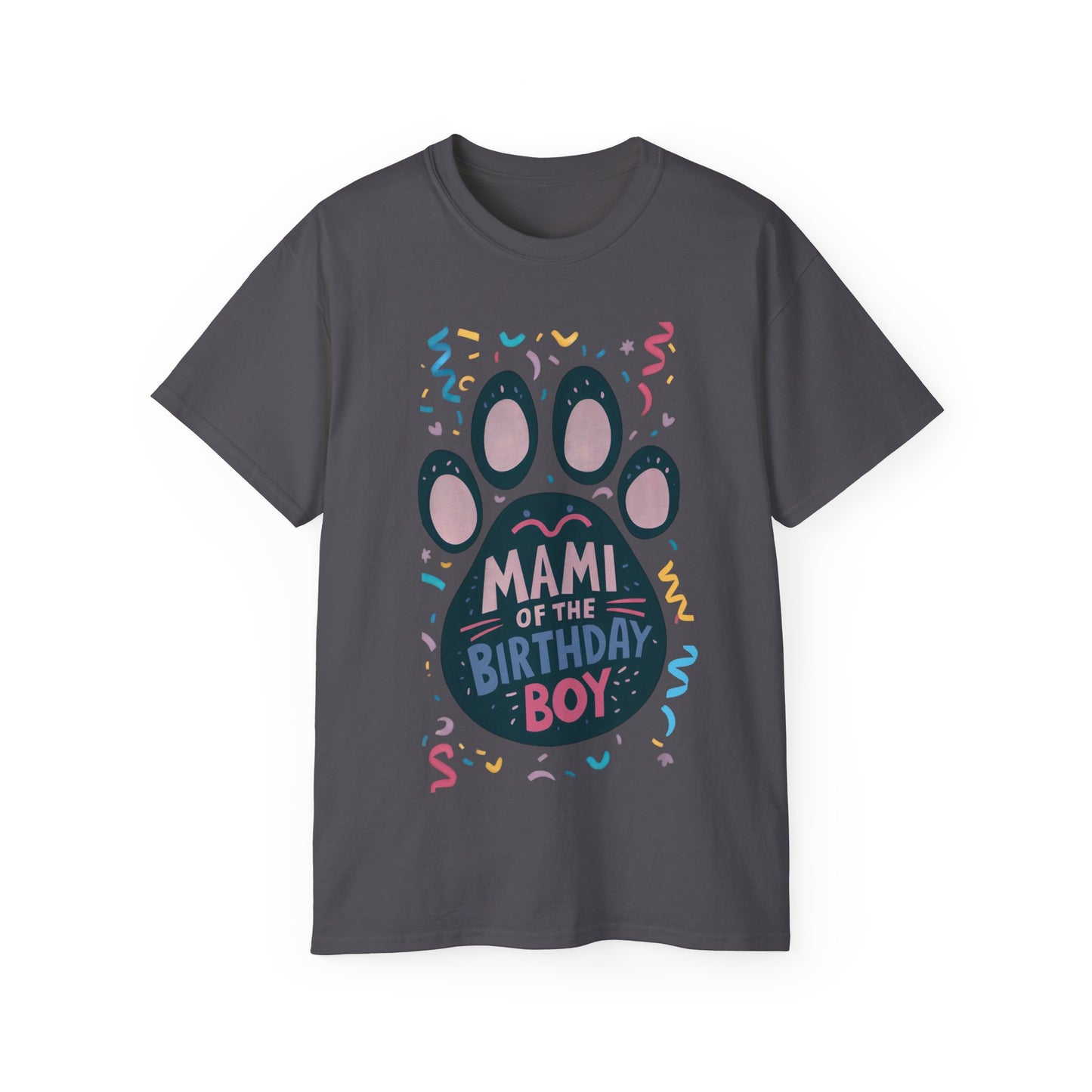 Cute Mami of the Birthday Boy Organic T-Shirt