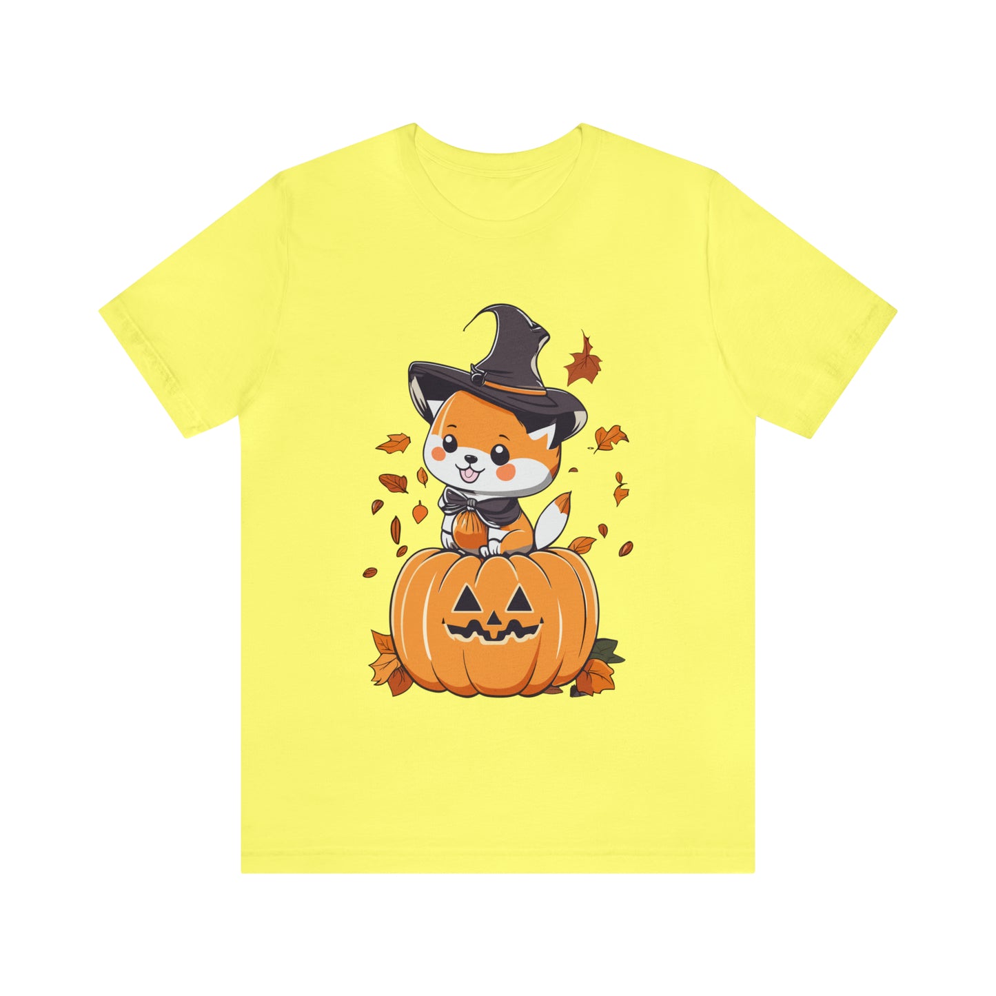 Cute Shiba Pumpkin Unisex Jersey Short Sleeve Tee