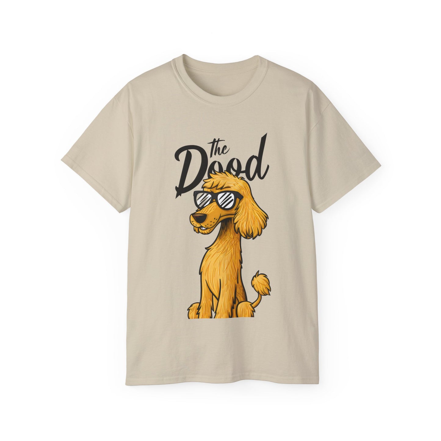 Cute Funny Dog Cartoon The Dood Unisex Organic T-Shirt