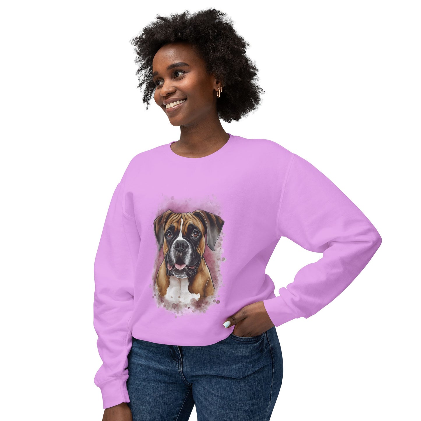 Cute Dog Cartoon Boxer Sweatshirt