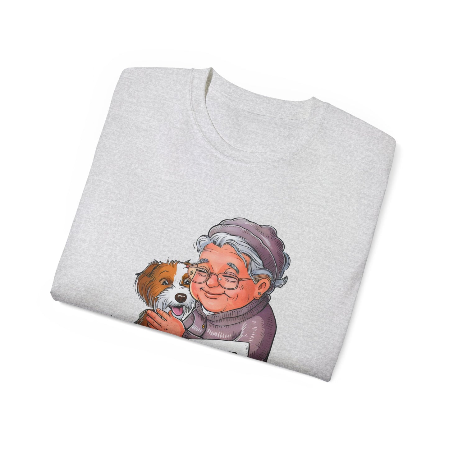 Cute Cartoon Retired Promoted to Stay at Home Dog Mom Organic T-Shirt