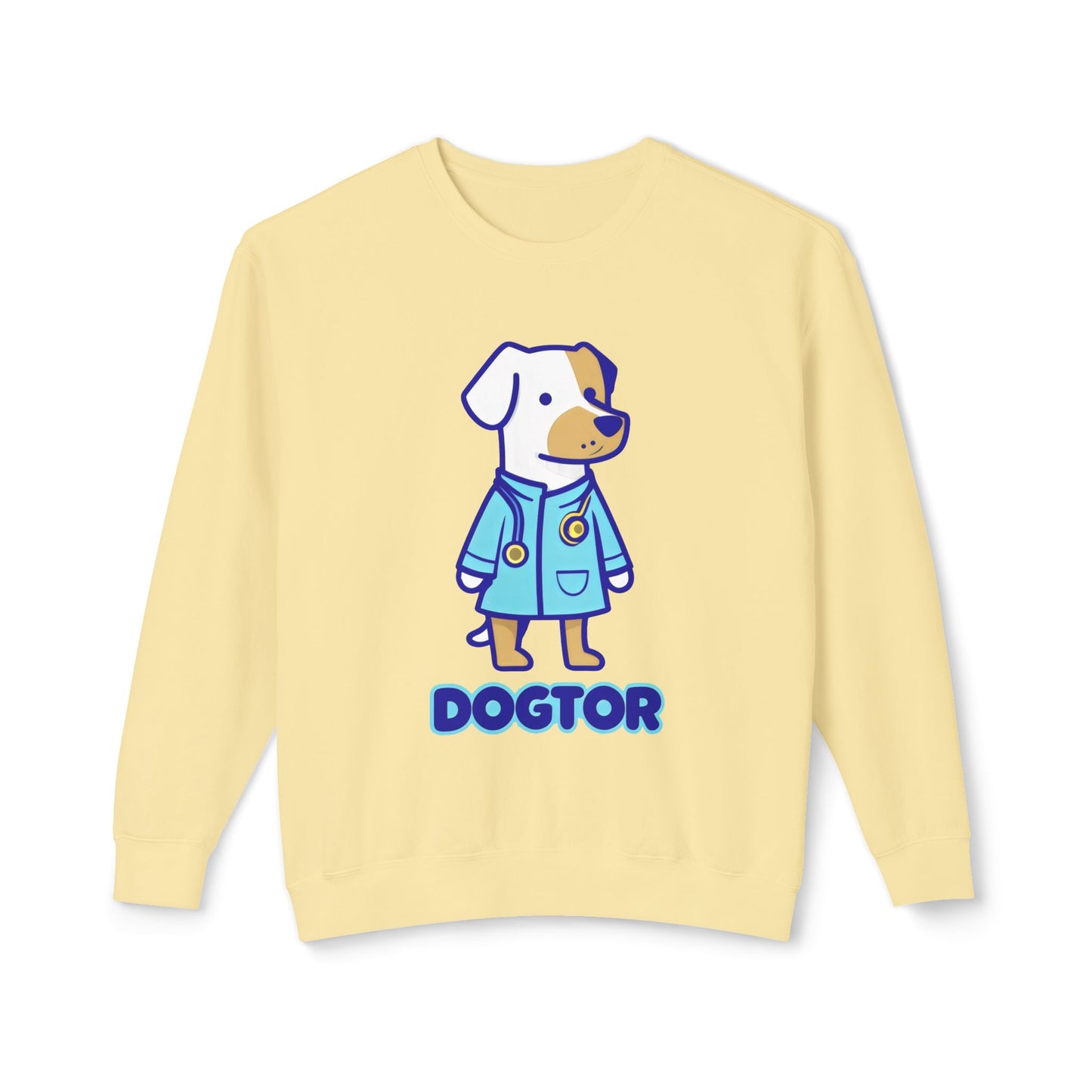 Cute Cartoon Dog Meme Dogtor Sweatshirt