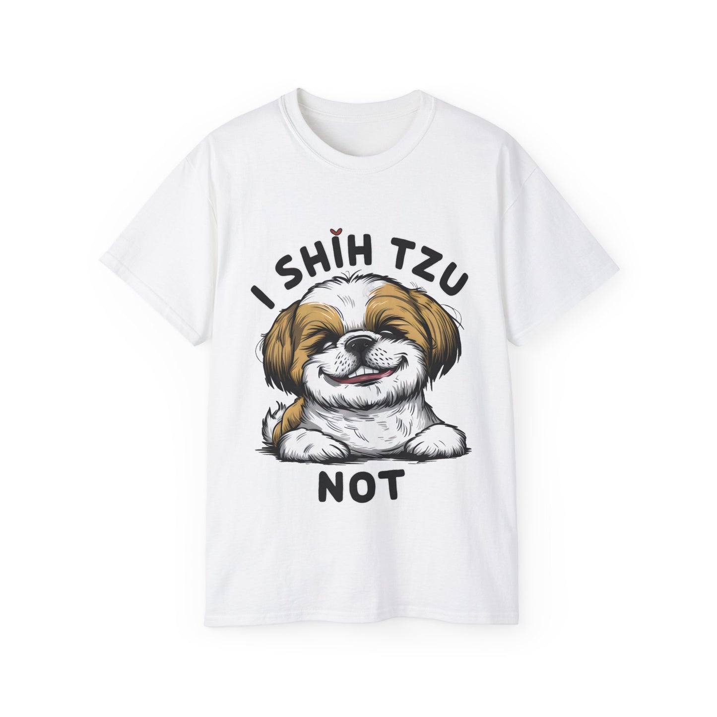 Cute Funny I Shih Tzu Not Dog Meme Organic T-Shirt