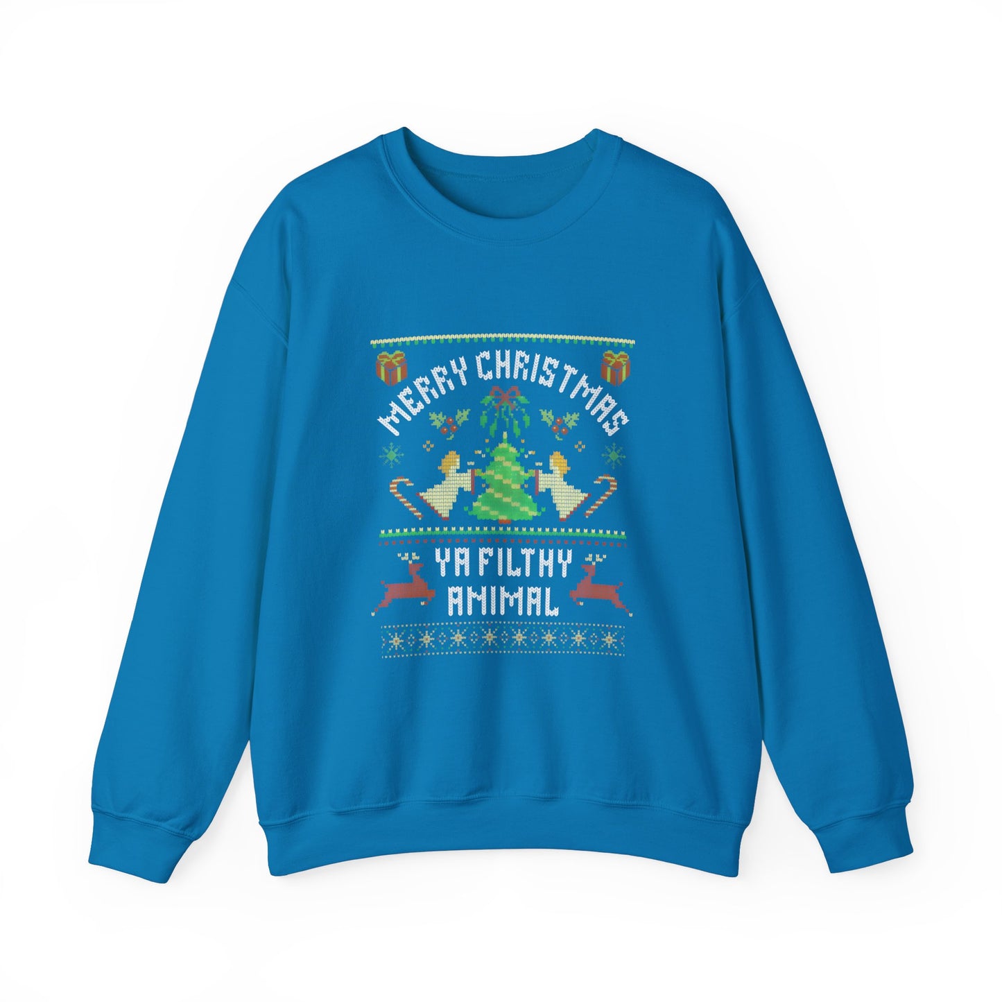 Merry Christmas Ya Filthy Animal Sweatshirt