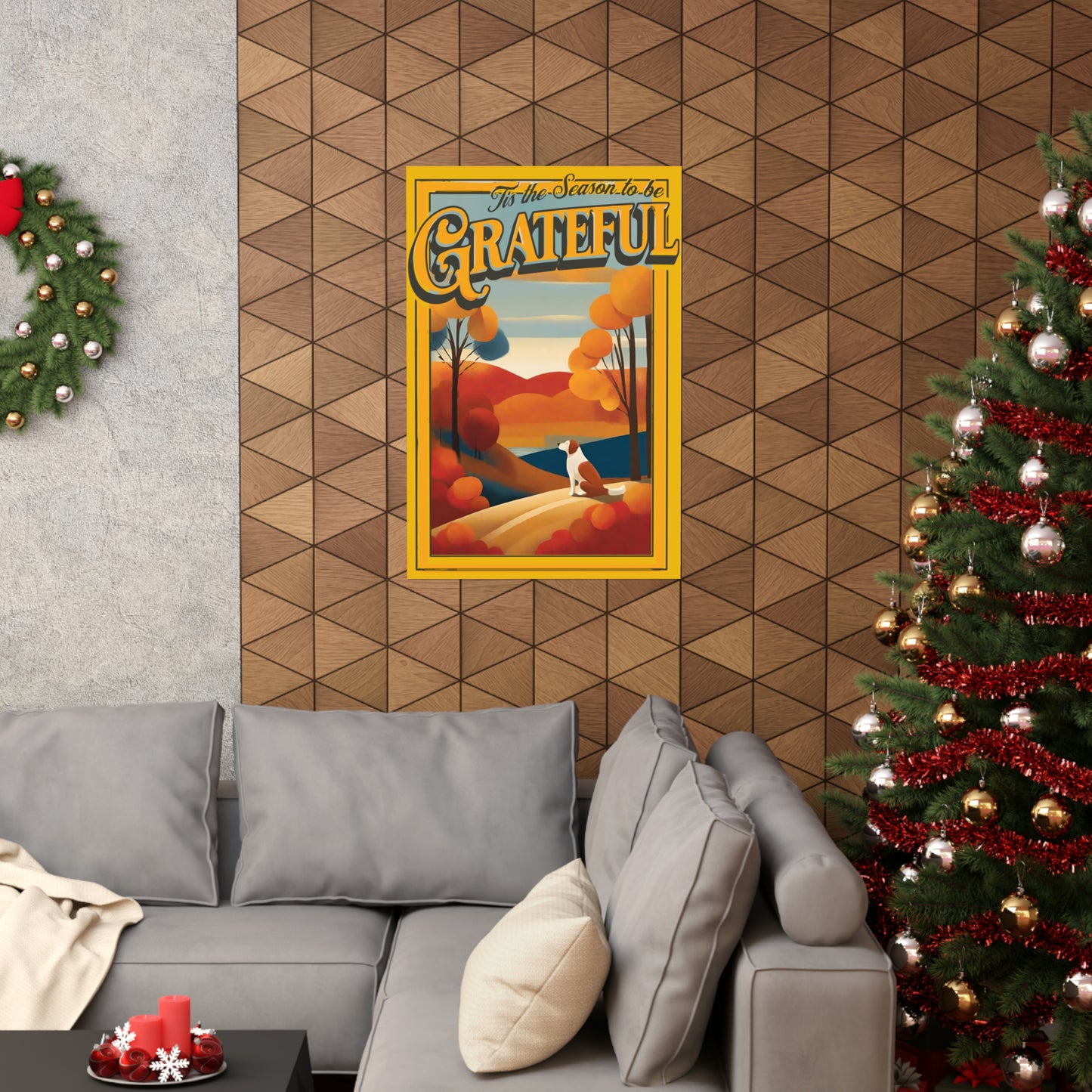 Tis the Season to be Grateful Thanksgiving Matte Vertical Posters