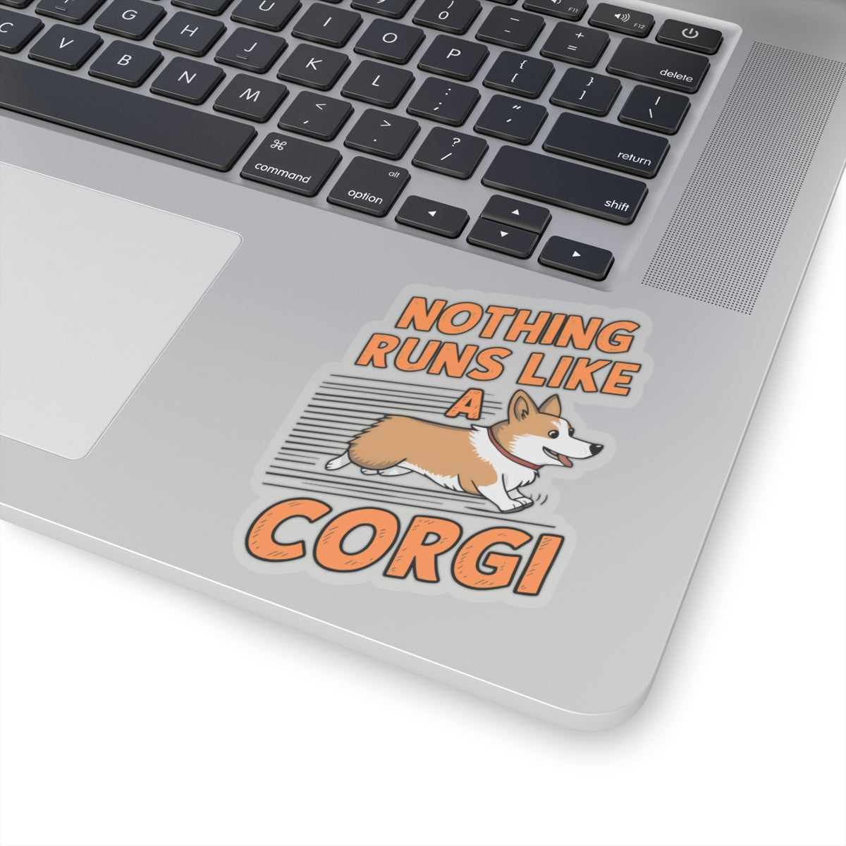 Cute Dog Cartoon Nothing Runs Like a Corgi Kiss-cut Stickers