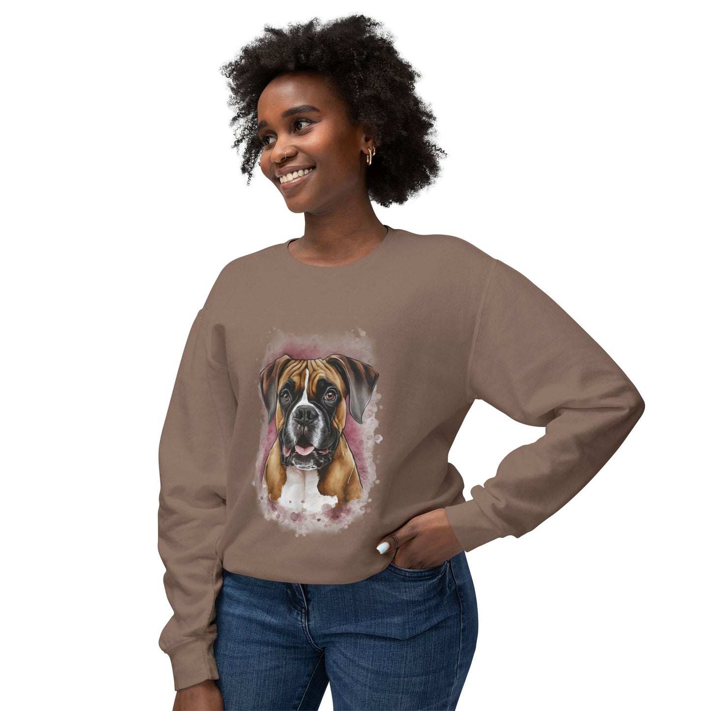 Cute Dog Cartoon Boxer Sweatshirt