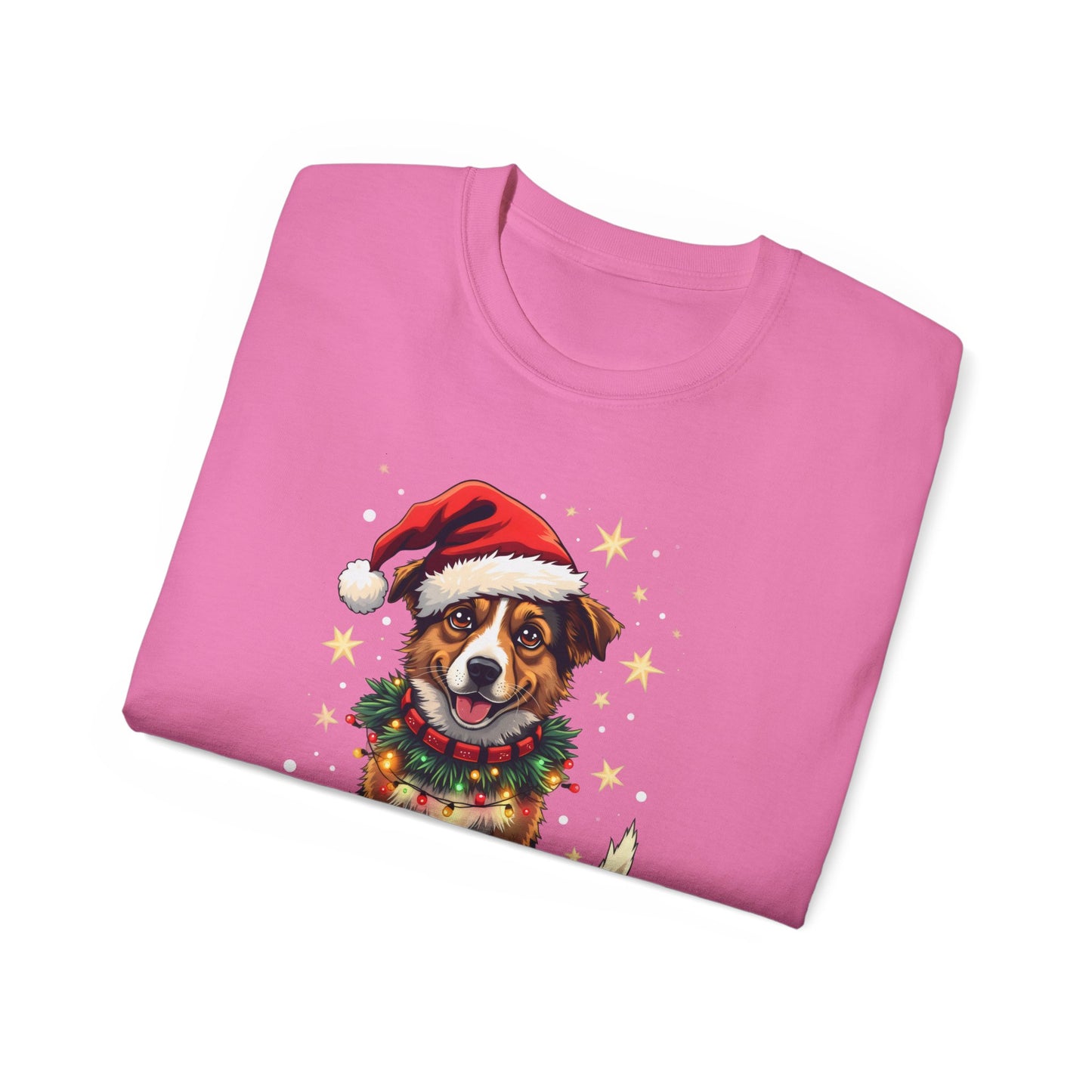 Cute Dog Cartoon Most Likely to Decorate Her Dog Jack Russell Terrier Unisex Organic T-Shirt