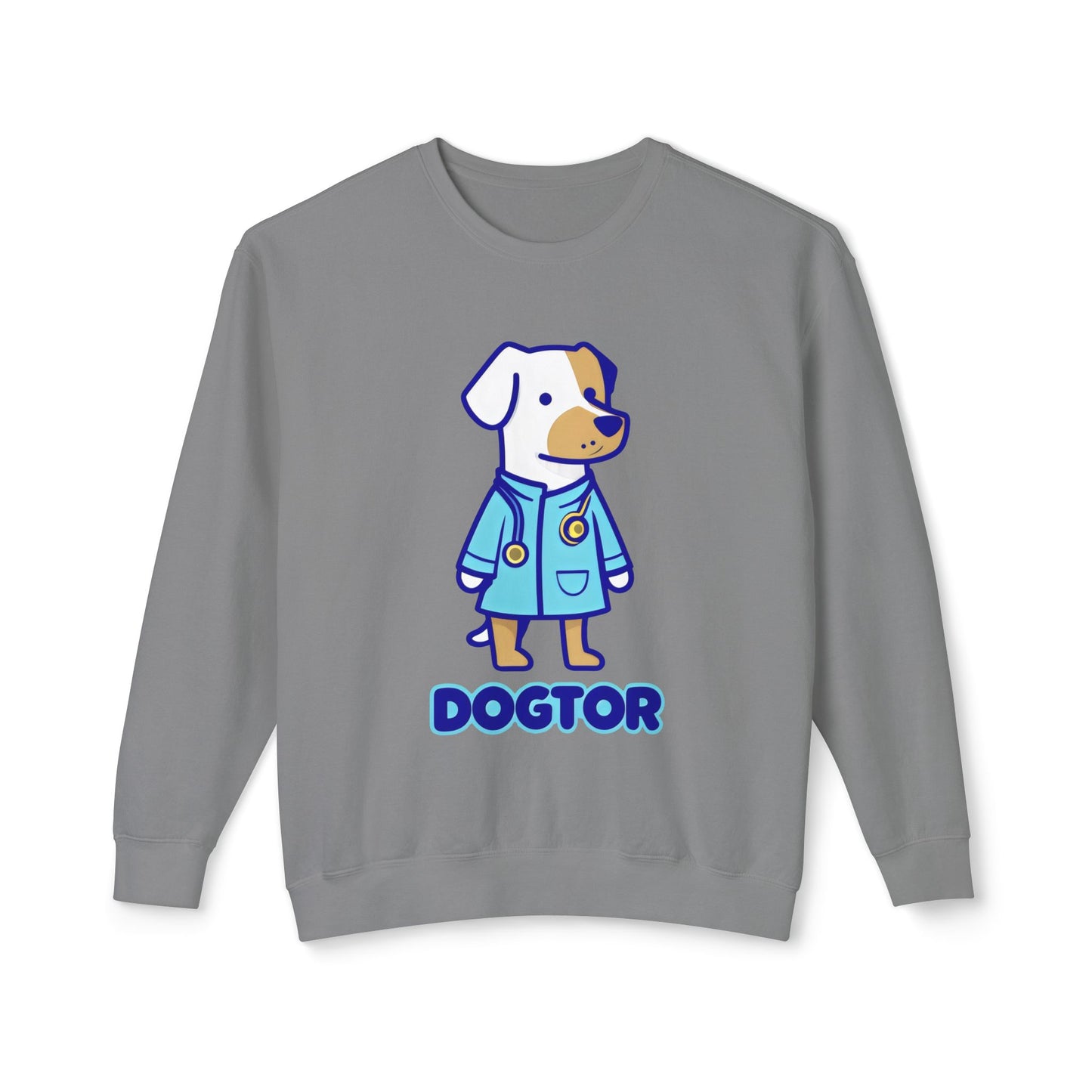 Cute Cartoon Dog Meme Dogtor Sweatshirt