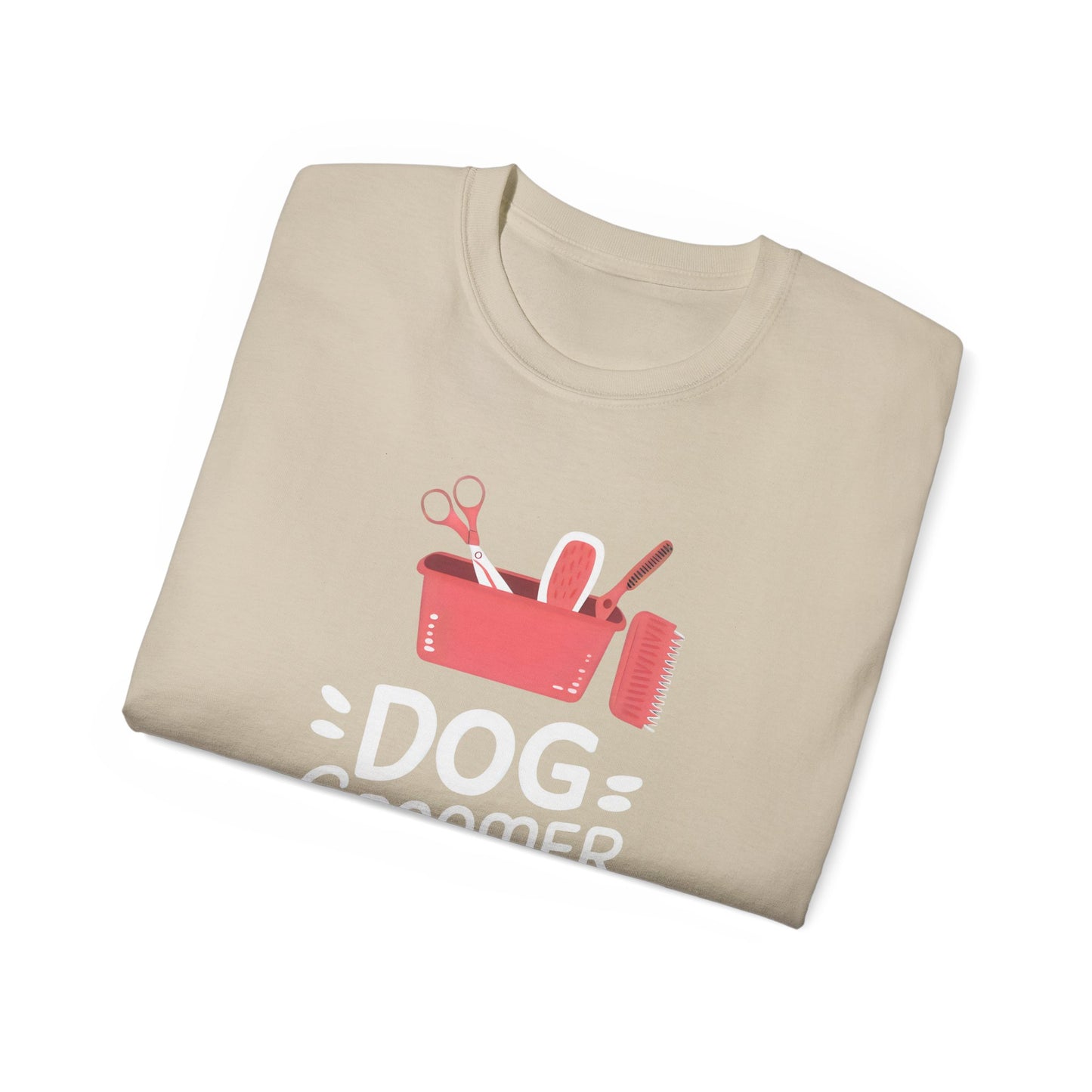 Cute Dog Groomer Unisex Organic T-Shirt