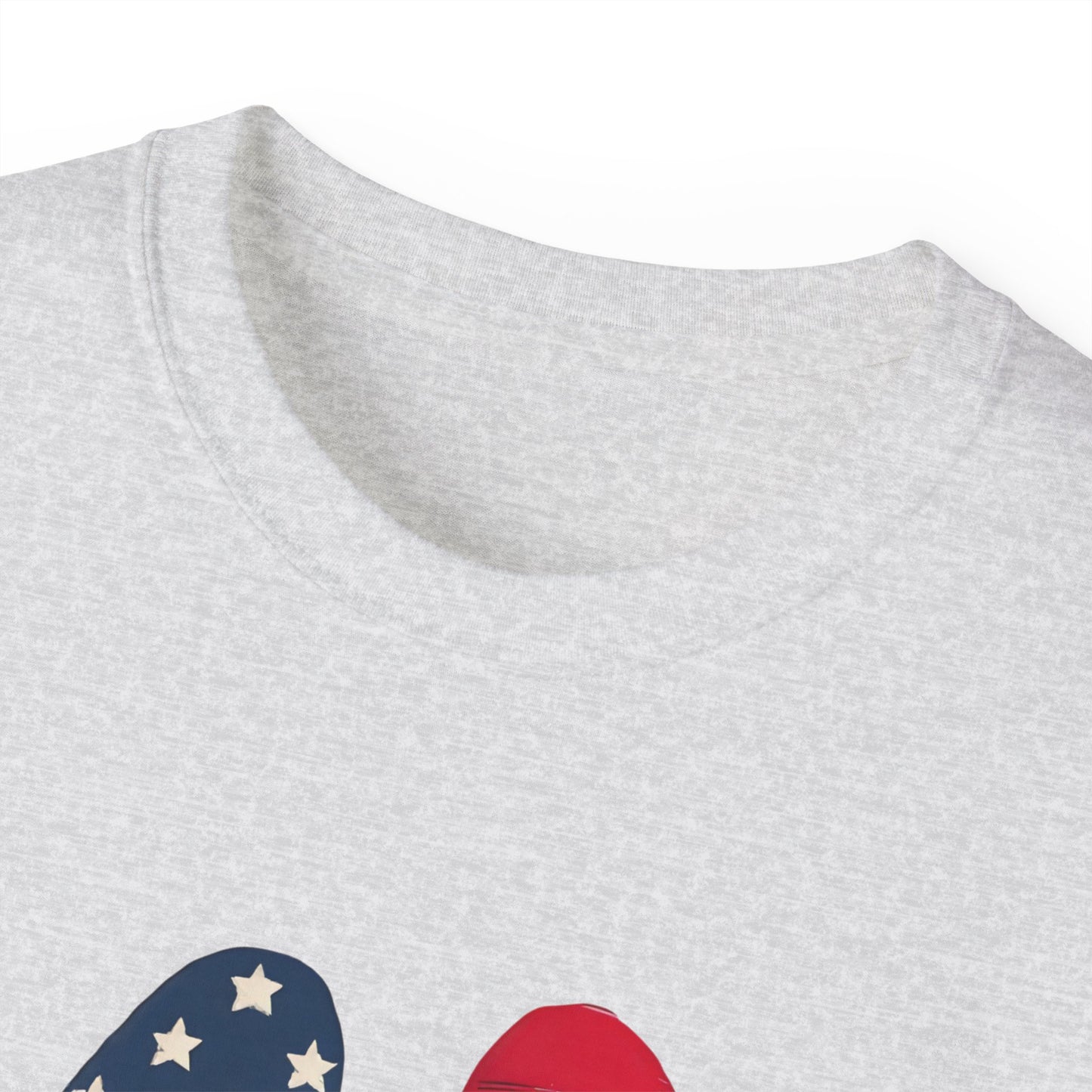 Paw Print Fourth of July Organic T-Shirt