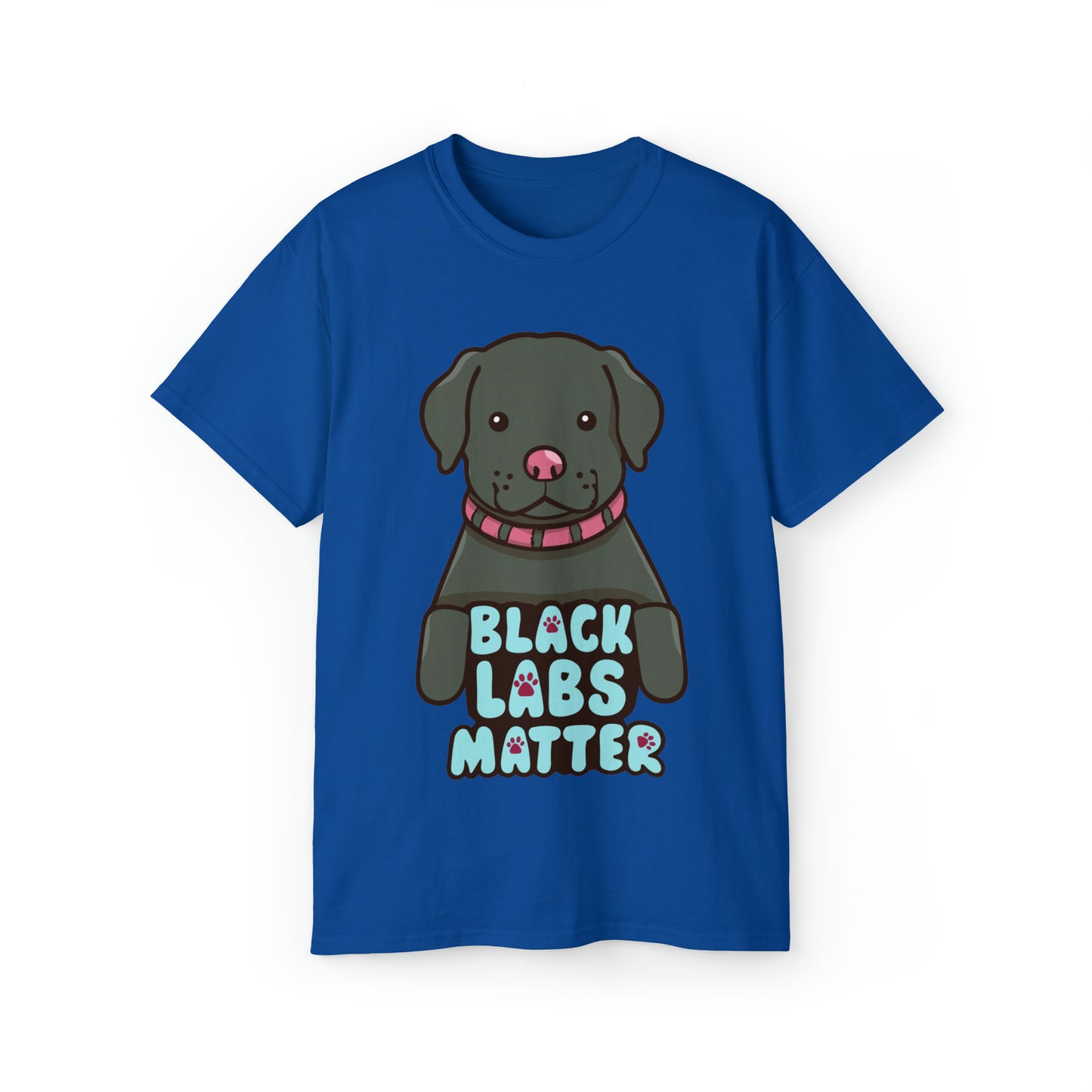 Cute Black Labs Matter Unisex Organic T-Shirt