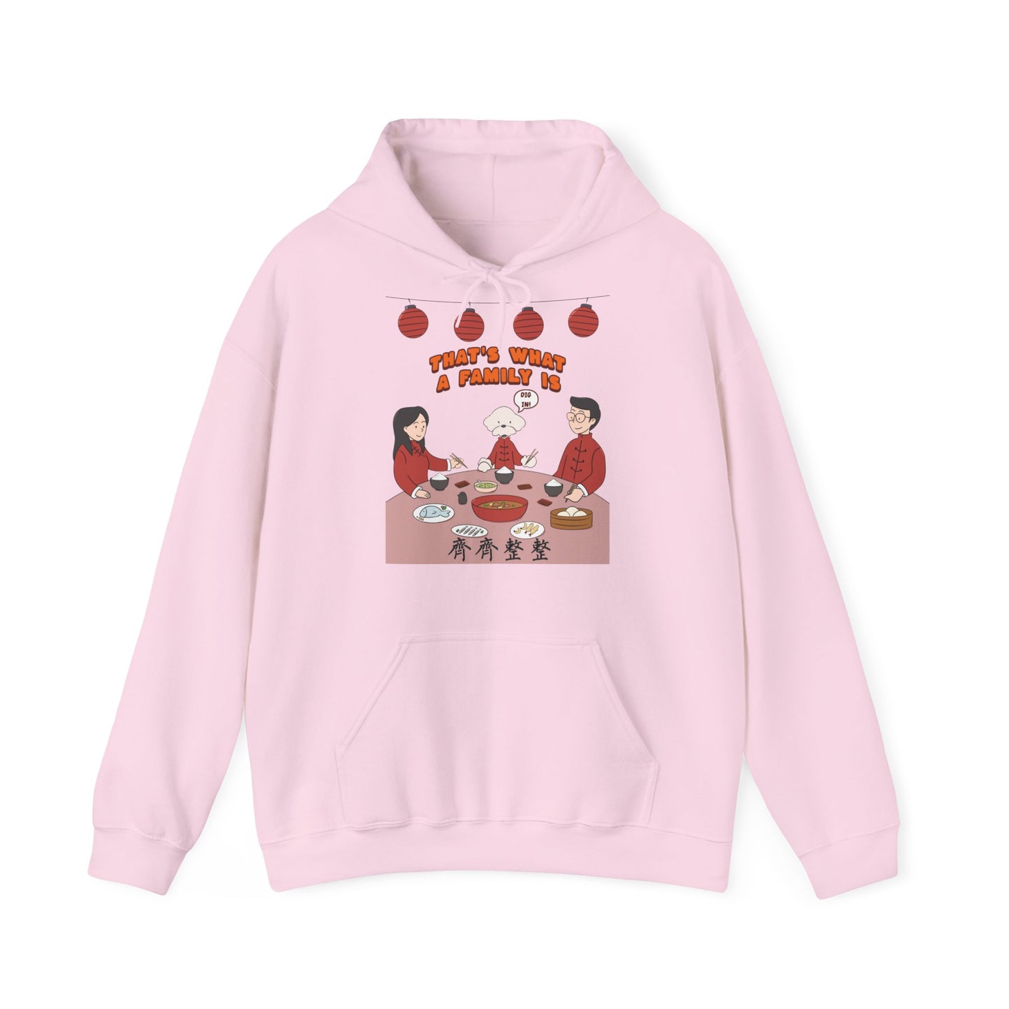 Cheeky Bichon Cute Dog Cartoon Chinese New Year Unisex Hooded Sweatshirt