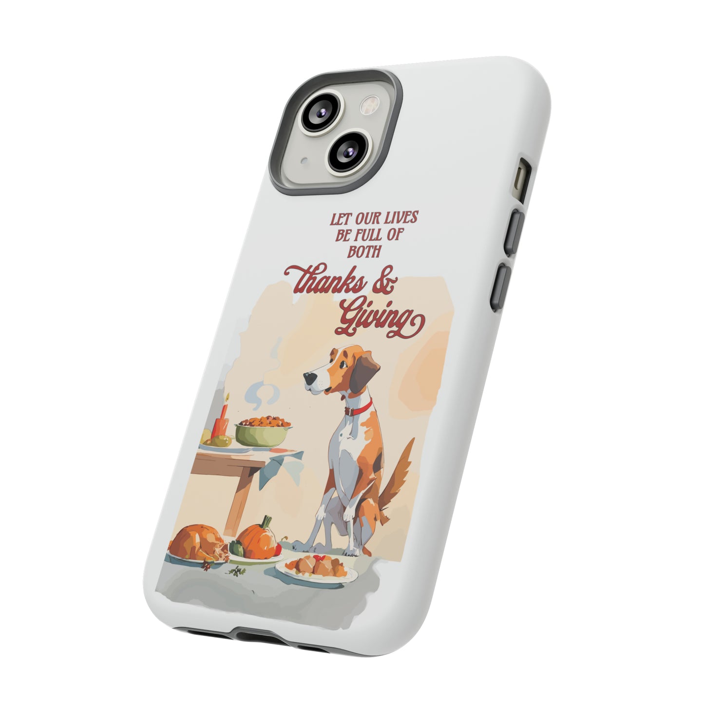 Cute Dog Lover Thanksgiving Tough Cases