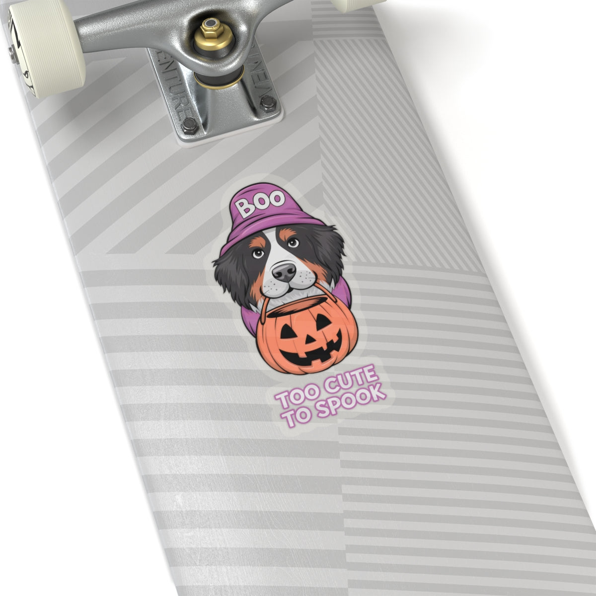 Dog Cartoon Too Cute to Spook Kiss-cut Stickers