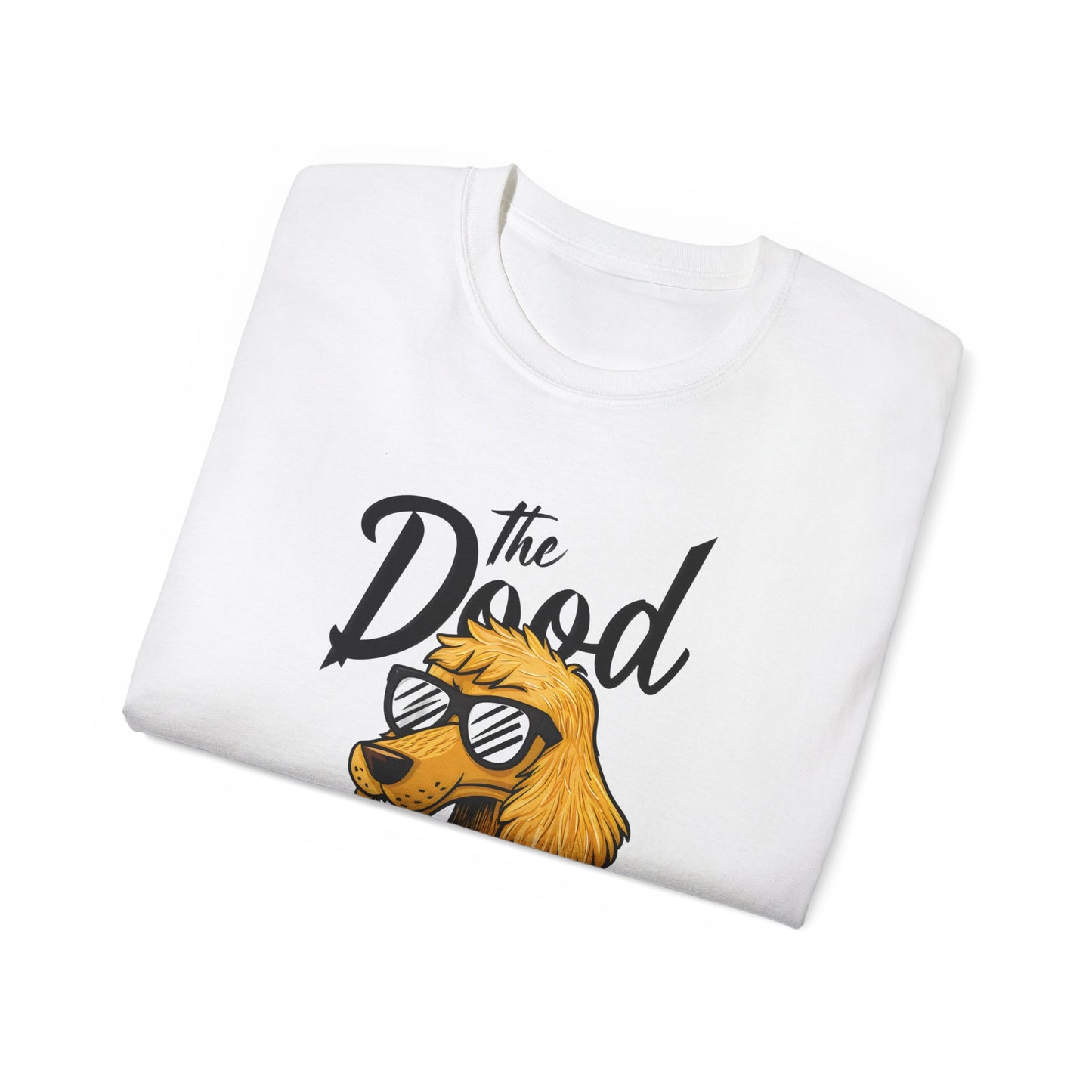 Cute Funny Dog Cartoon The Dood Unisex Organic T-Shirt