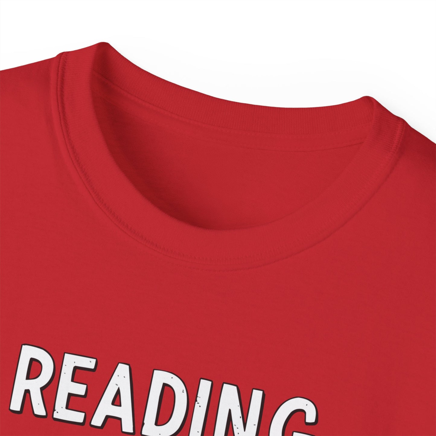 Cute Cartoon Reading is a Ticket to Adventure Unisex Organic T-Shirt