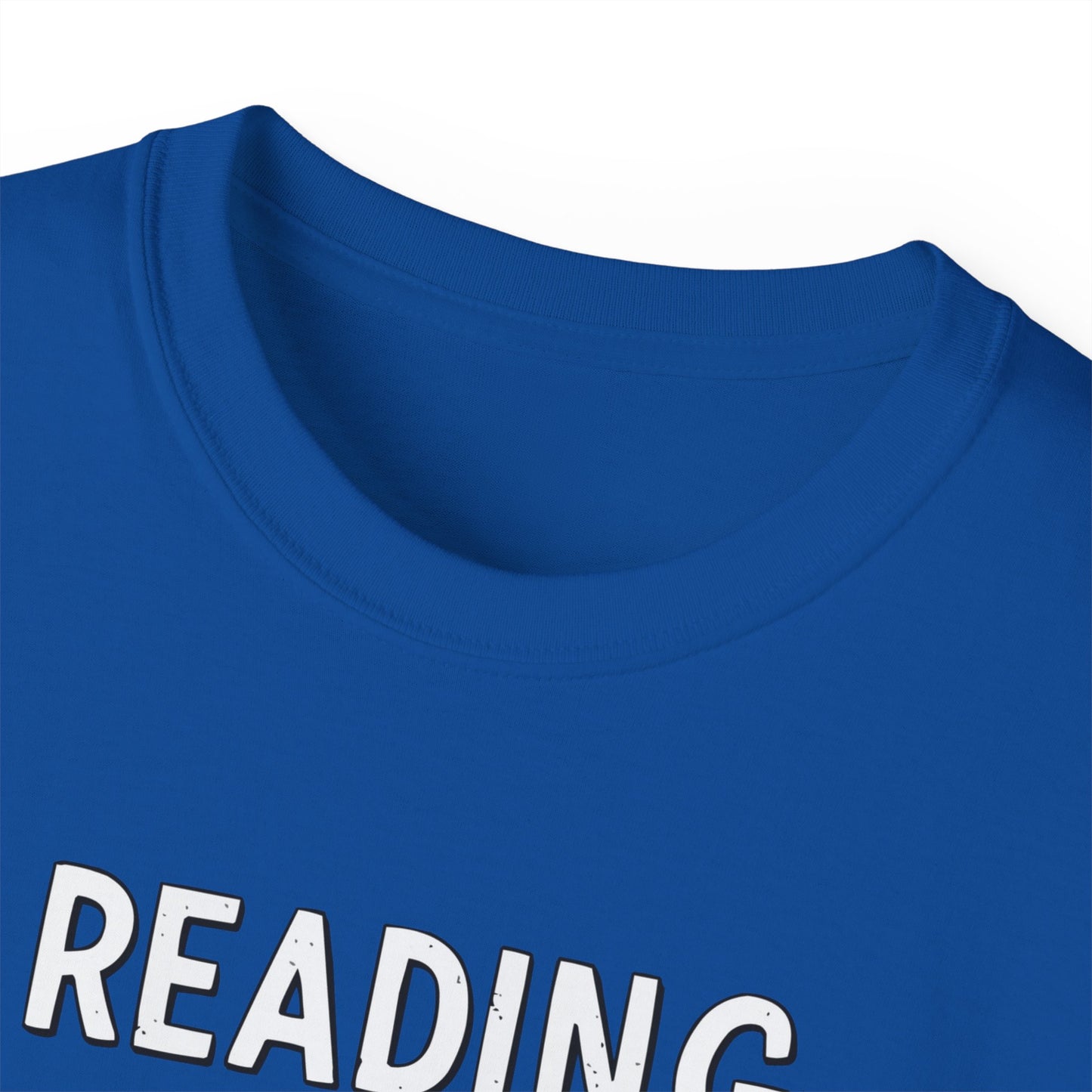 Cute Cartoon Reading is a Ticket to Adventure Unisex Organic T-Shirt