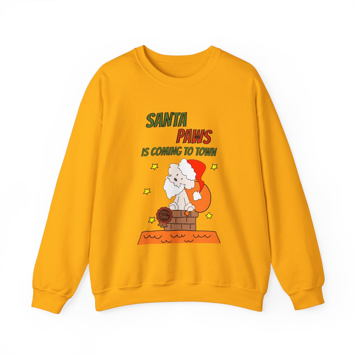 Santa Paws is Coming to Town Unisex Crewneck Sweatshirt