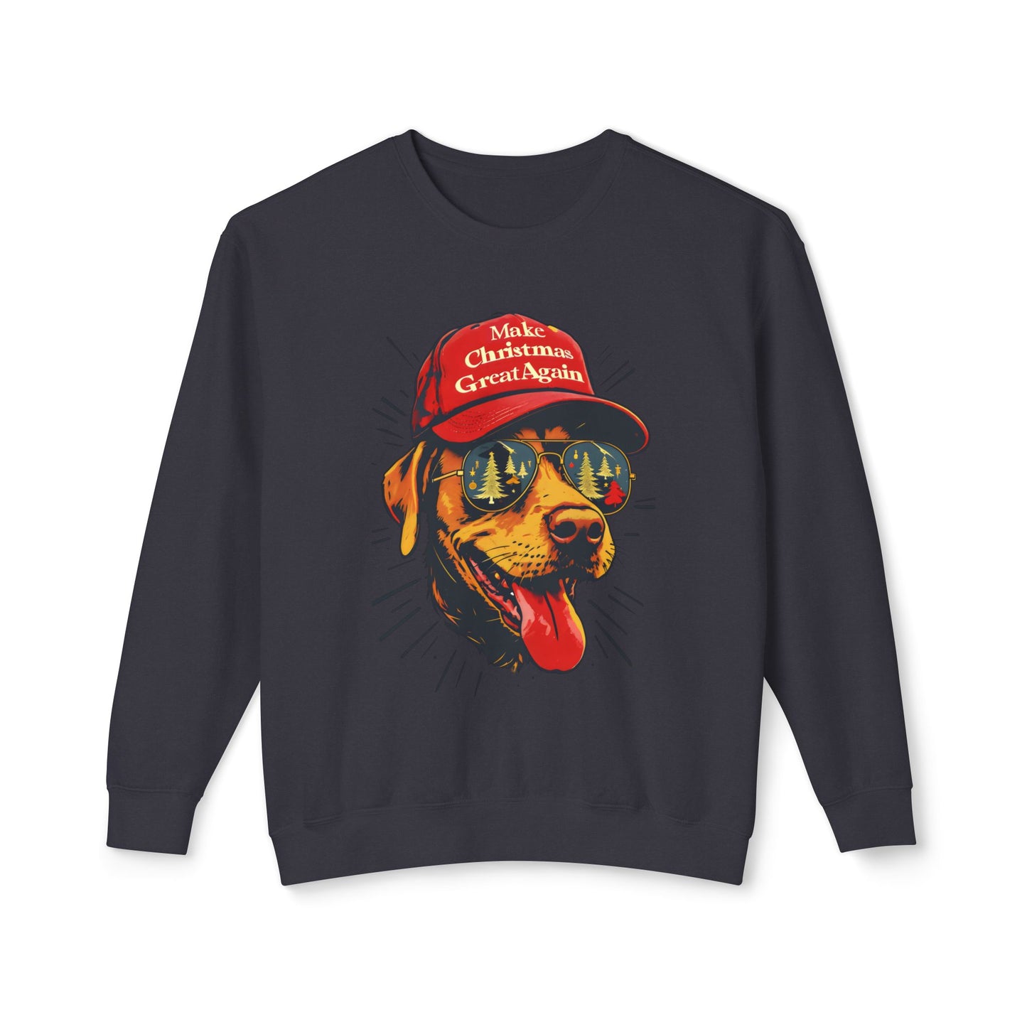 Funny Make Christmas Great Again Dog Lover Sweatshirt