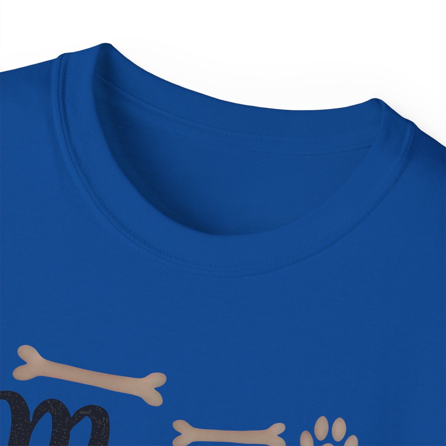 Cute Mama of the Birthday Girl Paw Print Organic T-Shirt