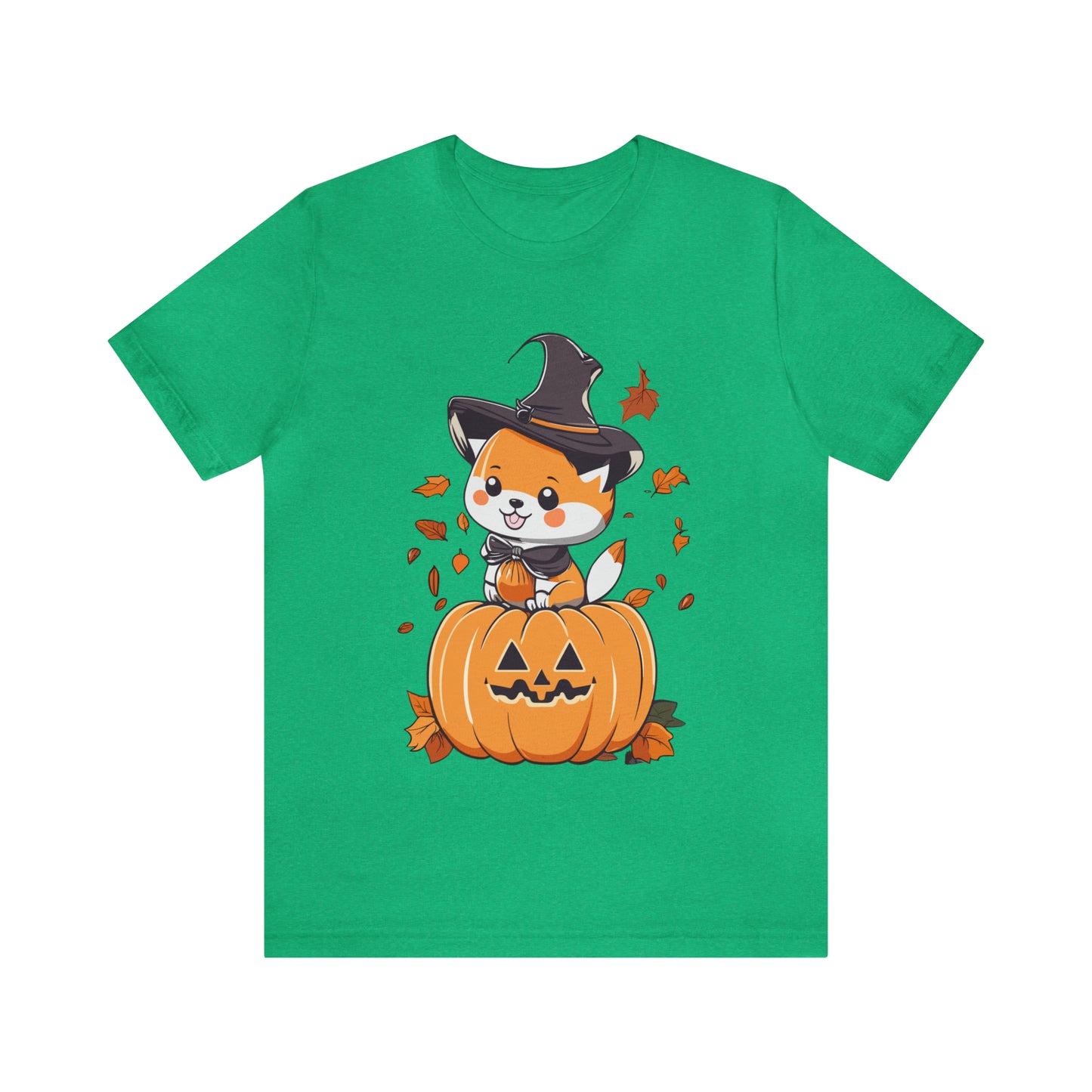 Cute Shiba Pumpkin Unisex Jersey Short Sleeve Tee