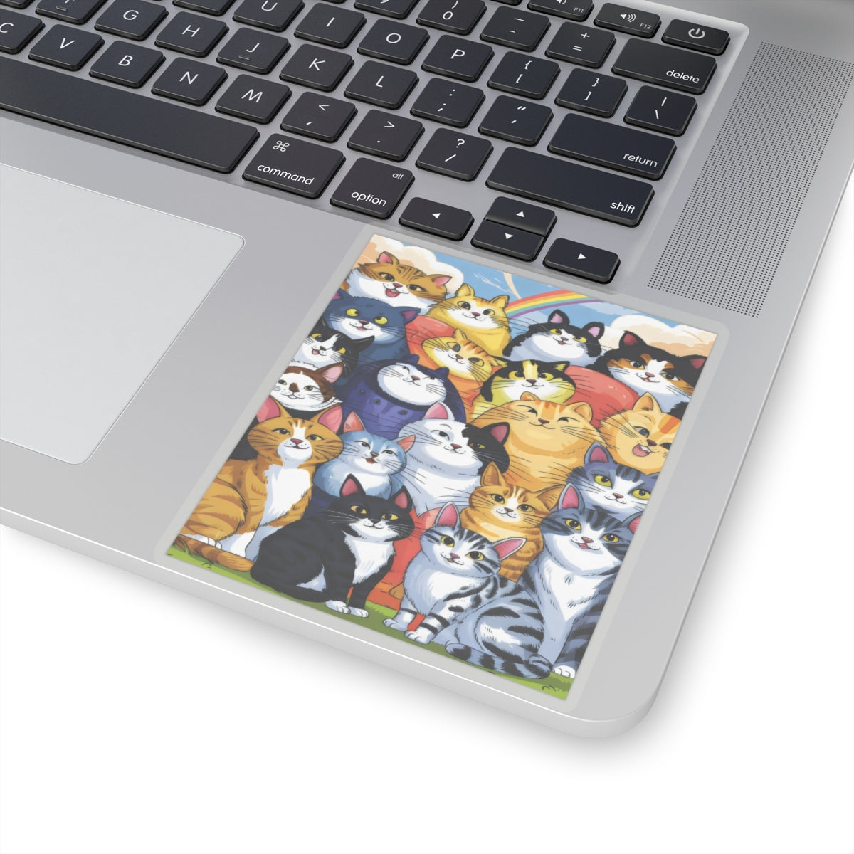 Cute Cartoon Cats Kiss-cut Stickers