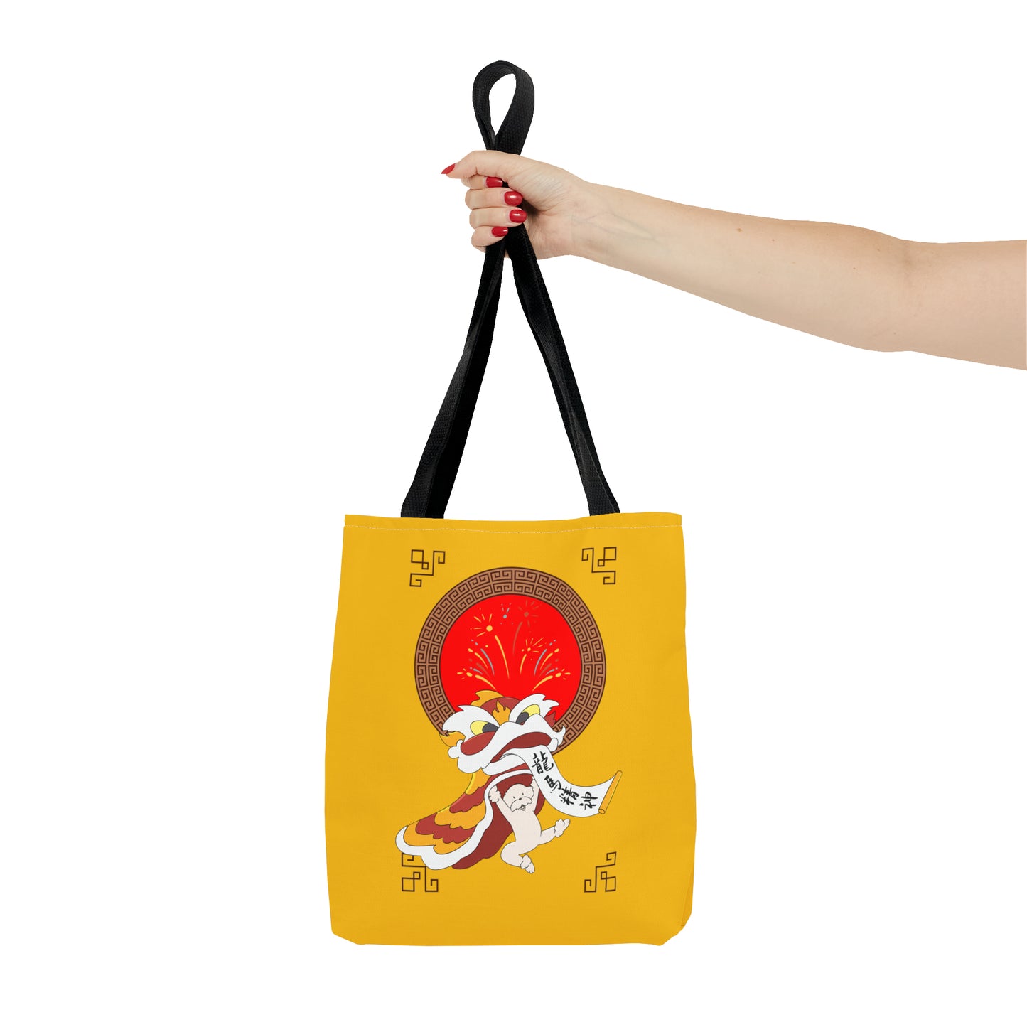 Cheeky Bichon Cute Funny Chinese New Year Tote Bag