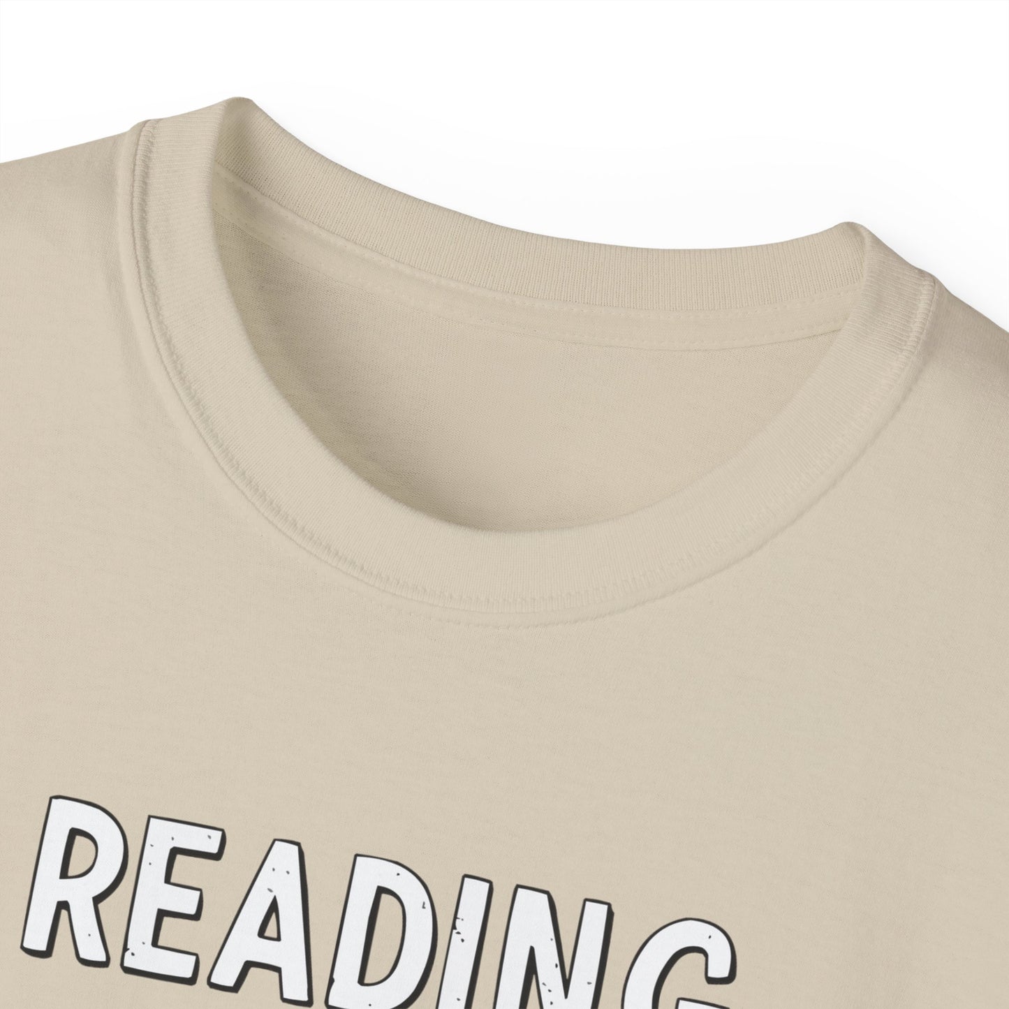 Cute Cartoon Reading is a Ticket to Adventure Unisex Organic T-Shirt