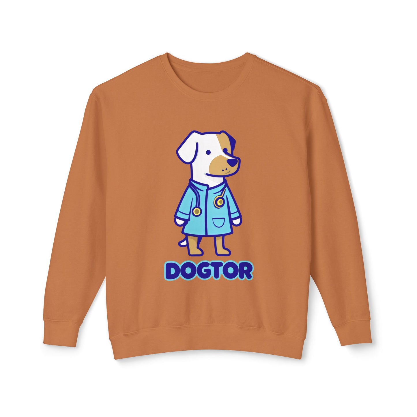 Cute Cartoon Dog Meme Dogtor Sweatshirt