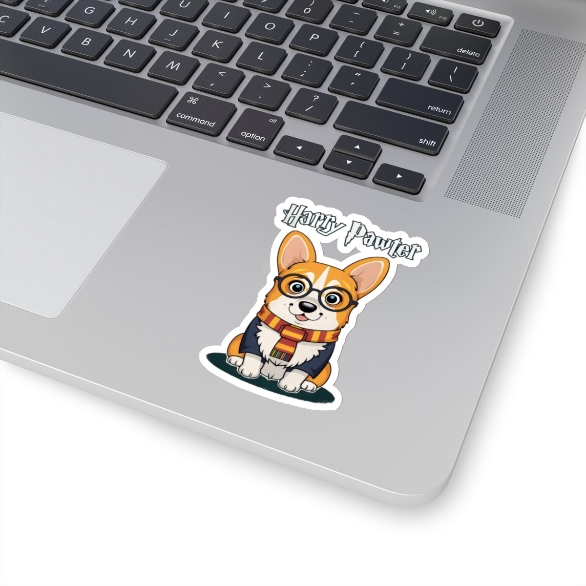 Cute Dog Cartoon Harry Pawter Corgi Kiss-cut Stickers