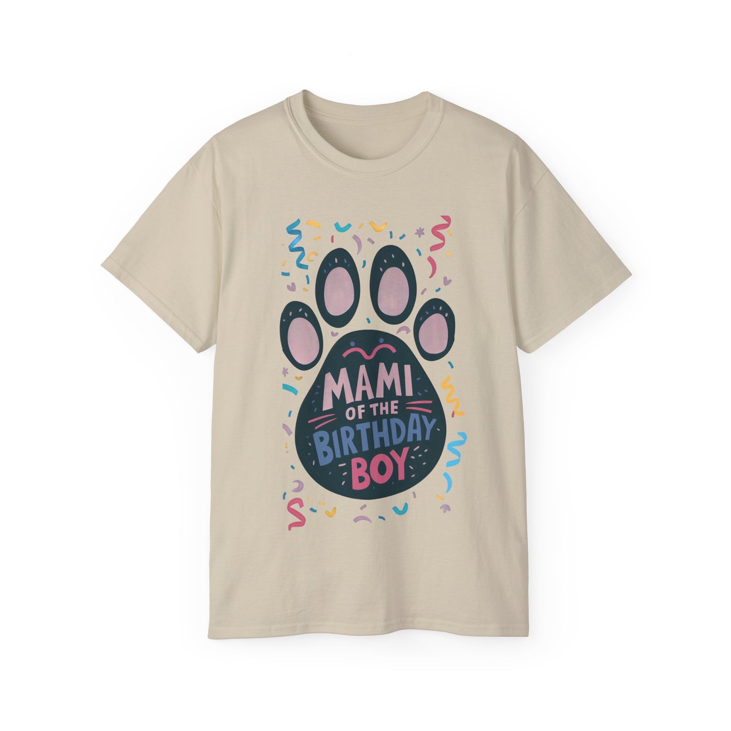 Cute Mami of the Birthday Boy Organic T-Shirt