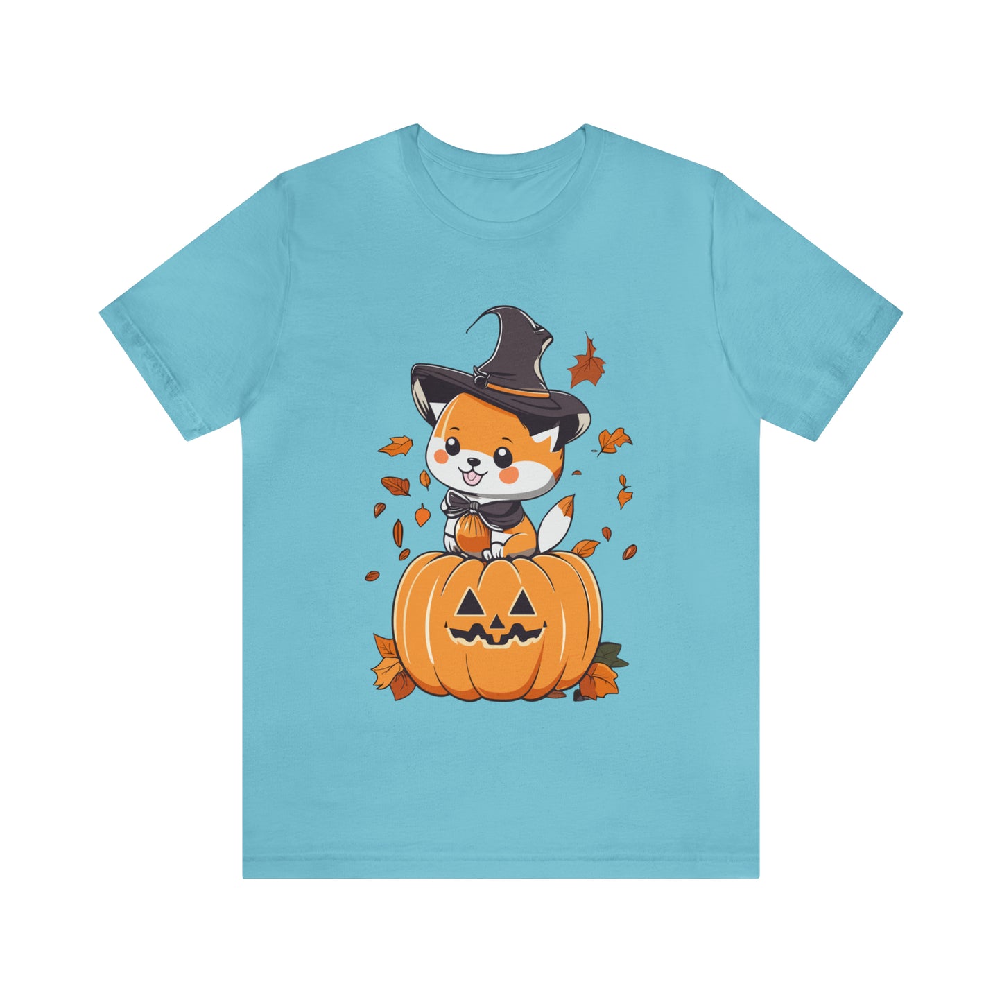 Cute Shiba Pumpkin Unisex Jersey Short Sleeve Tee