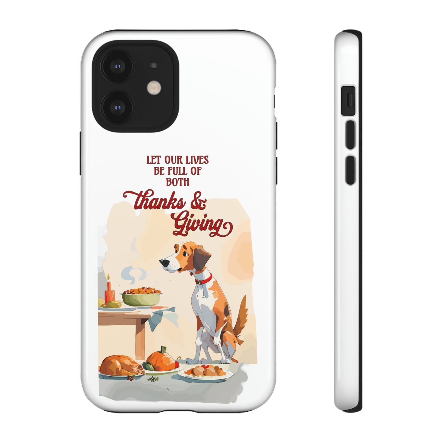 Cute Dog Lover Thanksgiving Tough Cases