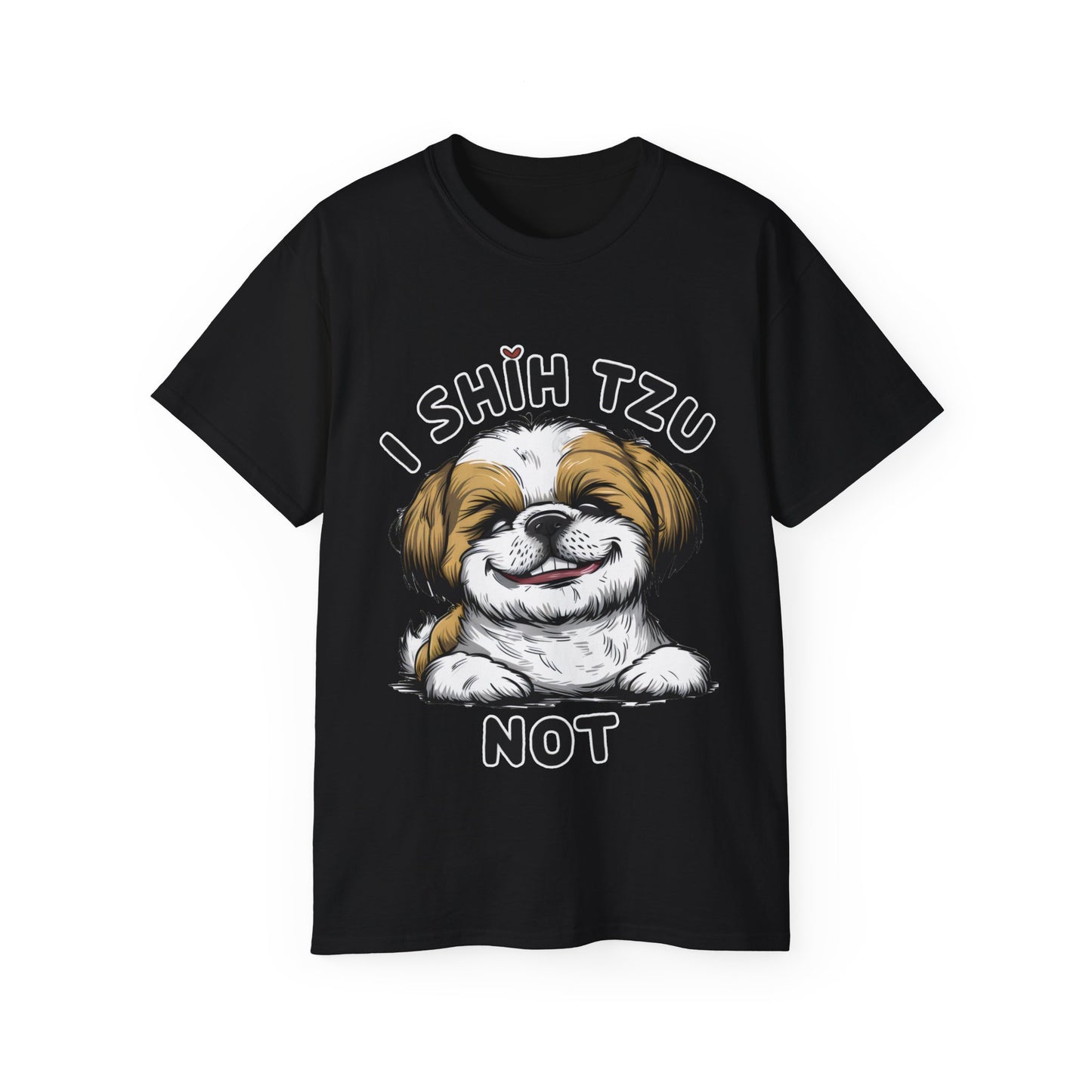 Cute Funny I Shih Tzu Not Dog Meme Organic T-Shirt