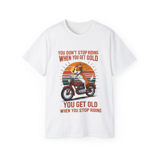 Cute Funny Don't Stop Riding Meme Organic T-Shirt